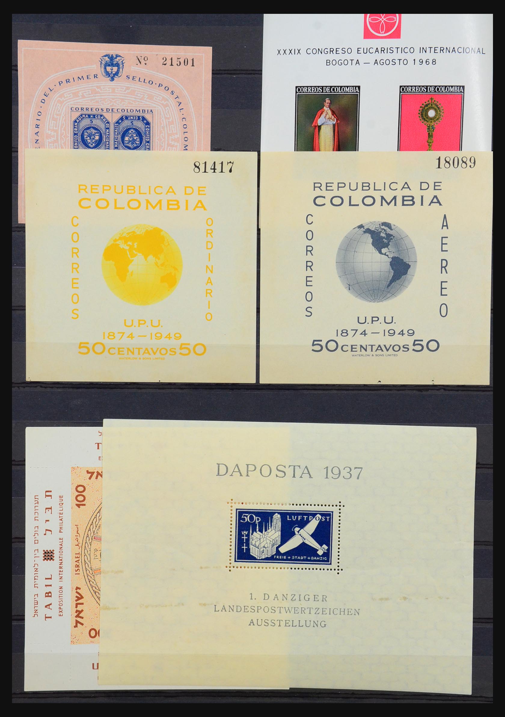 31524 003 - 31524 World souvenir sheets 1937-1985.