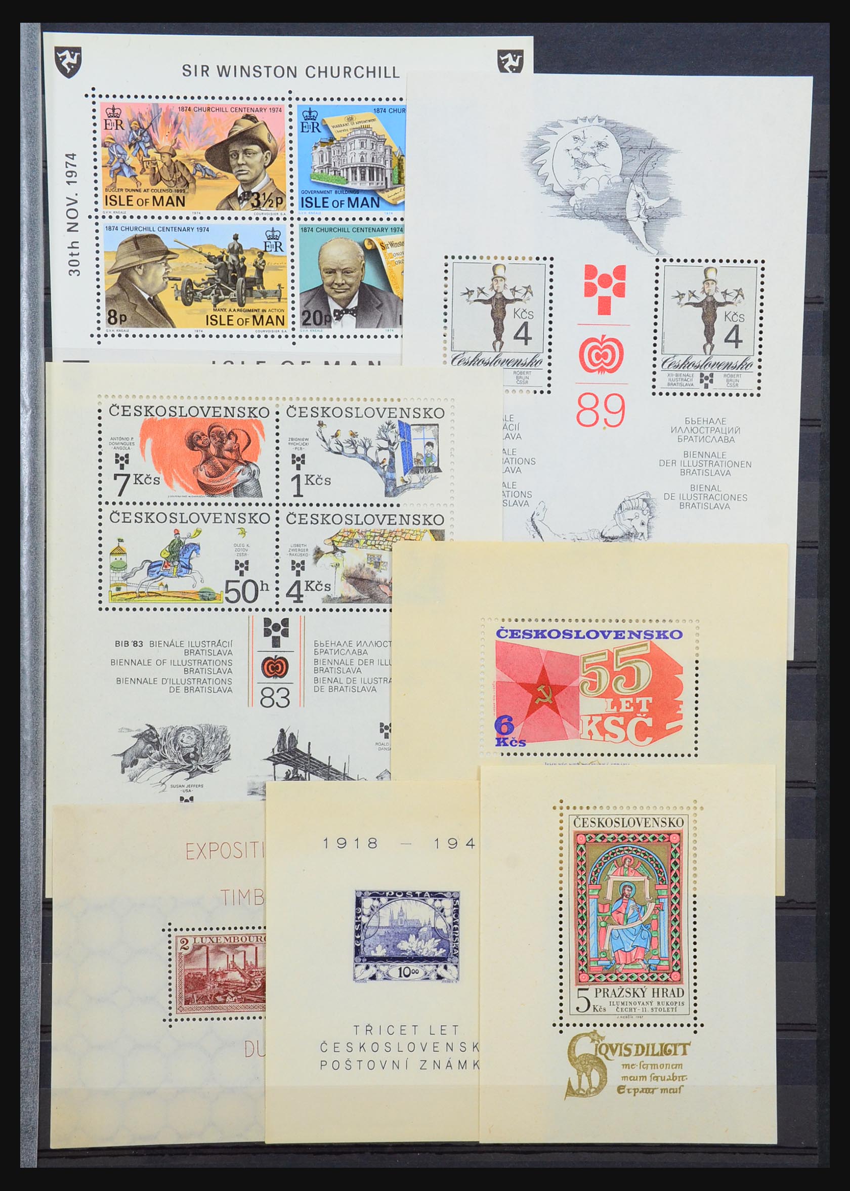 31524 020 - 31524 World souvenir sheets 1937-1985.