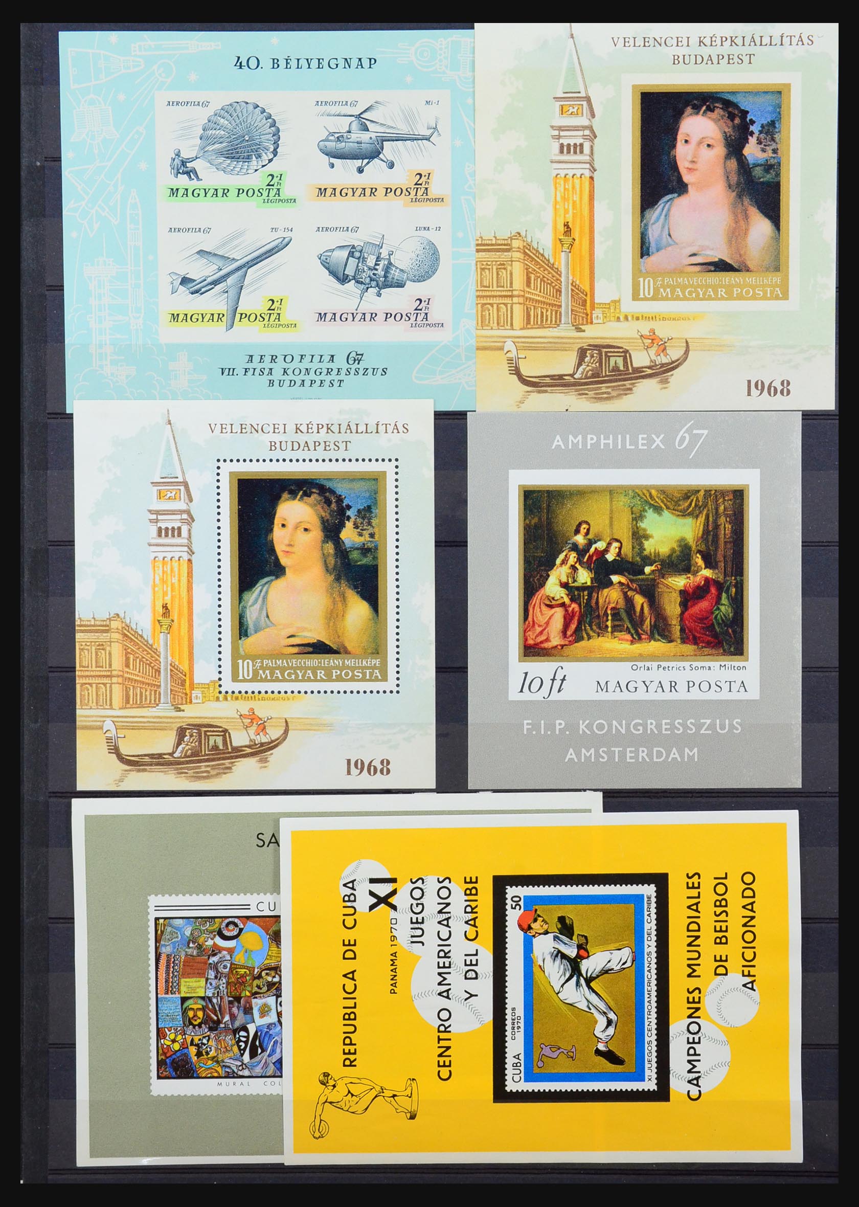 31524 053 - 31524 World souvenir sheets 1937-1985.