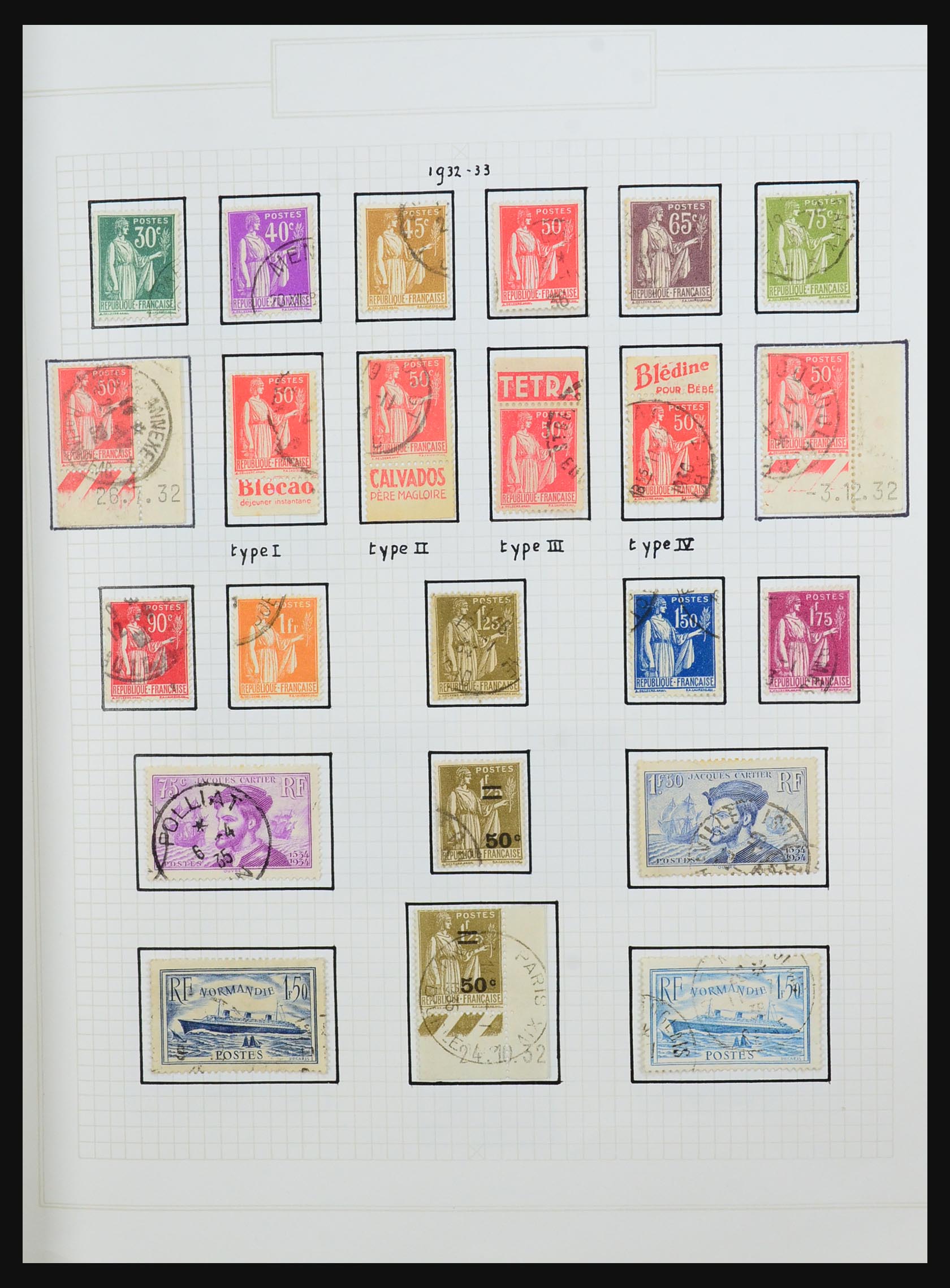 31525 040 - 31525 Frankrijk 1841-1973.