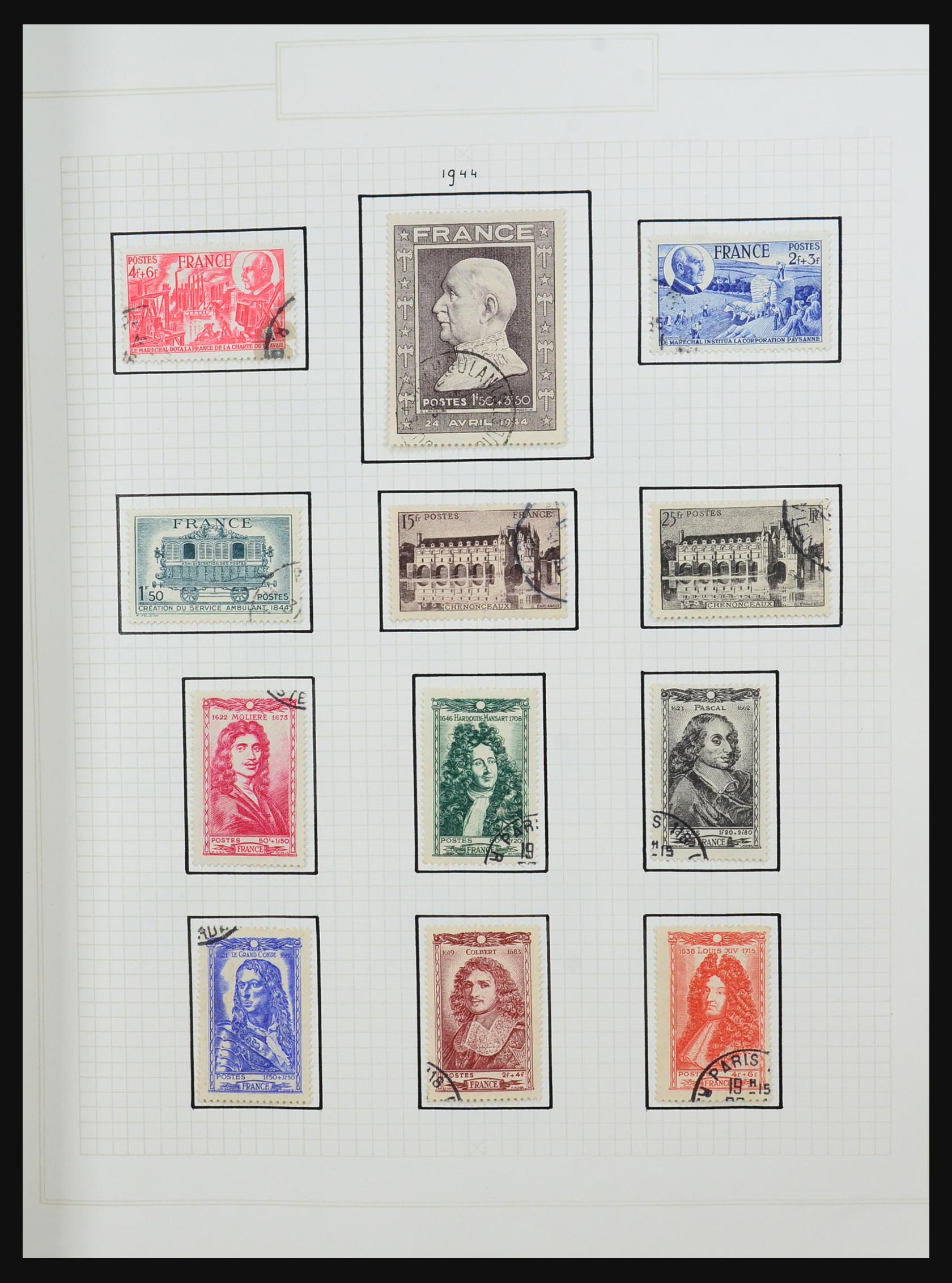 31525 063 - 31525 Frankrijk 1841-1973.