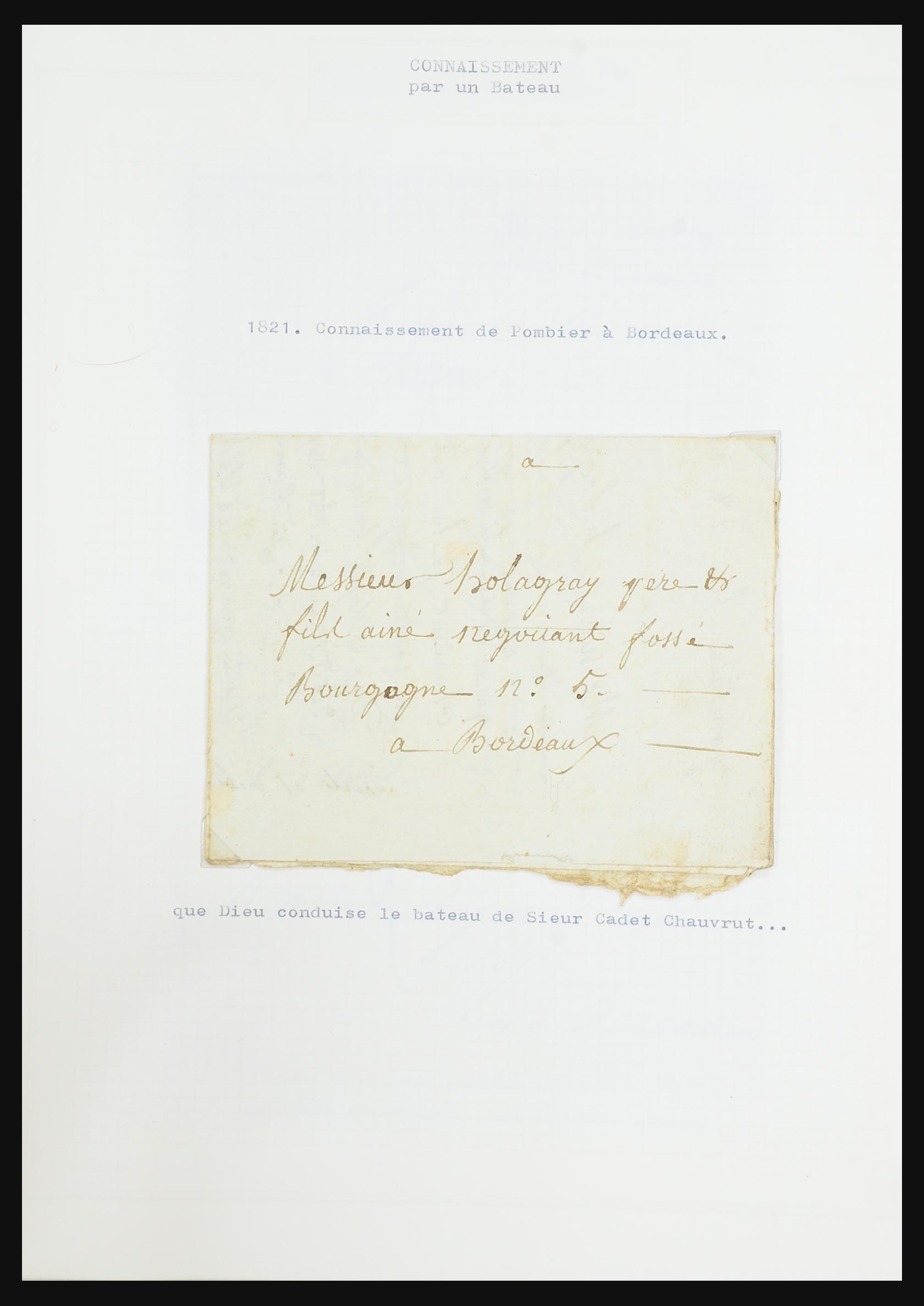 31526 107 - 31526 Frankrijk brieven en stempels 1725 (!)-1900.
