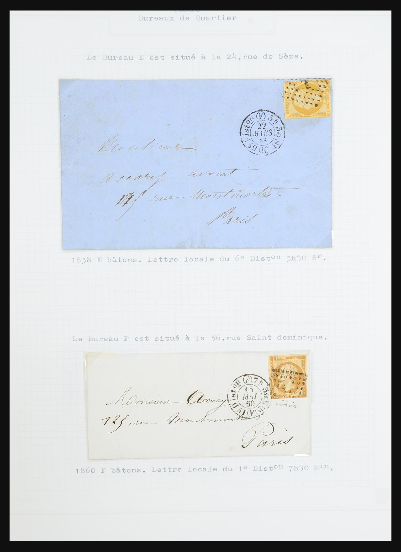 31526 143 - 31526 France covers and cancels 1725 (!)-1900.