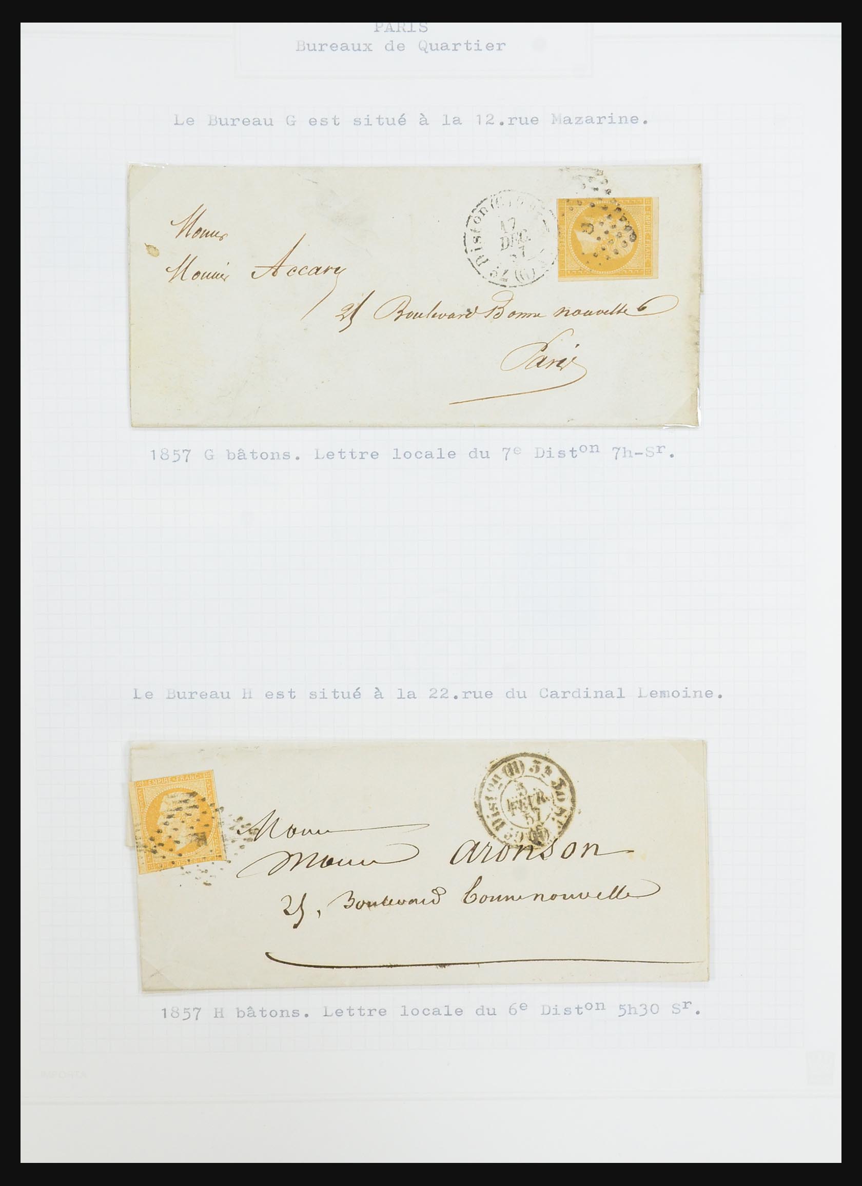 31526 144 - 31526 France covers and cancels 1725 (!)-1900.