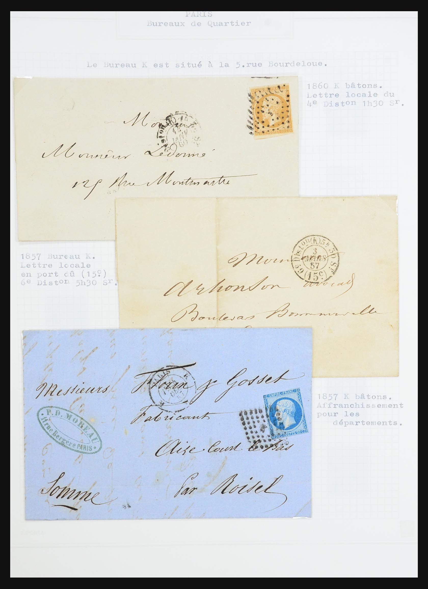 31526 146 - 31526 France covers and cancels 1725 (!)-1900.