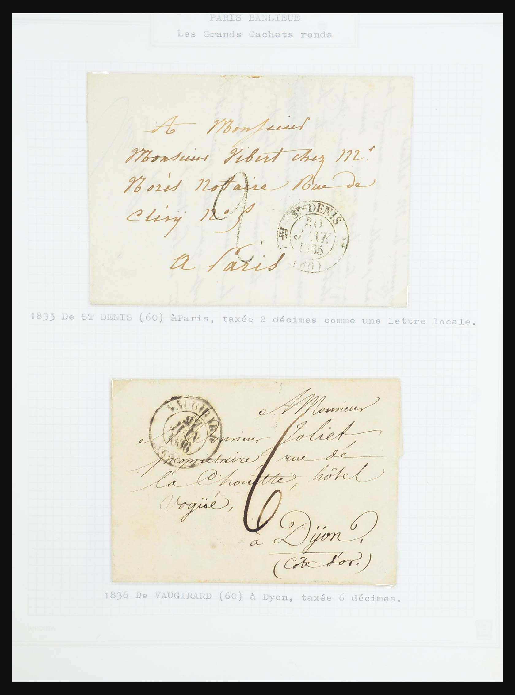31526 169 - 31526 France covers and cancels 1725 (!)-1900.
