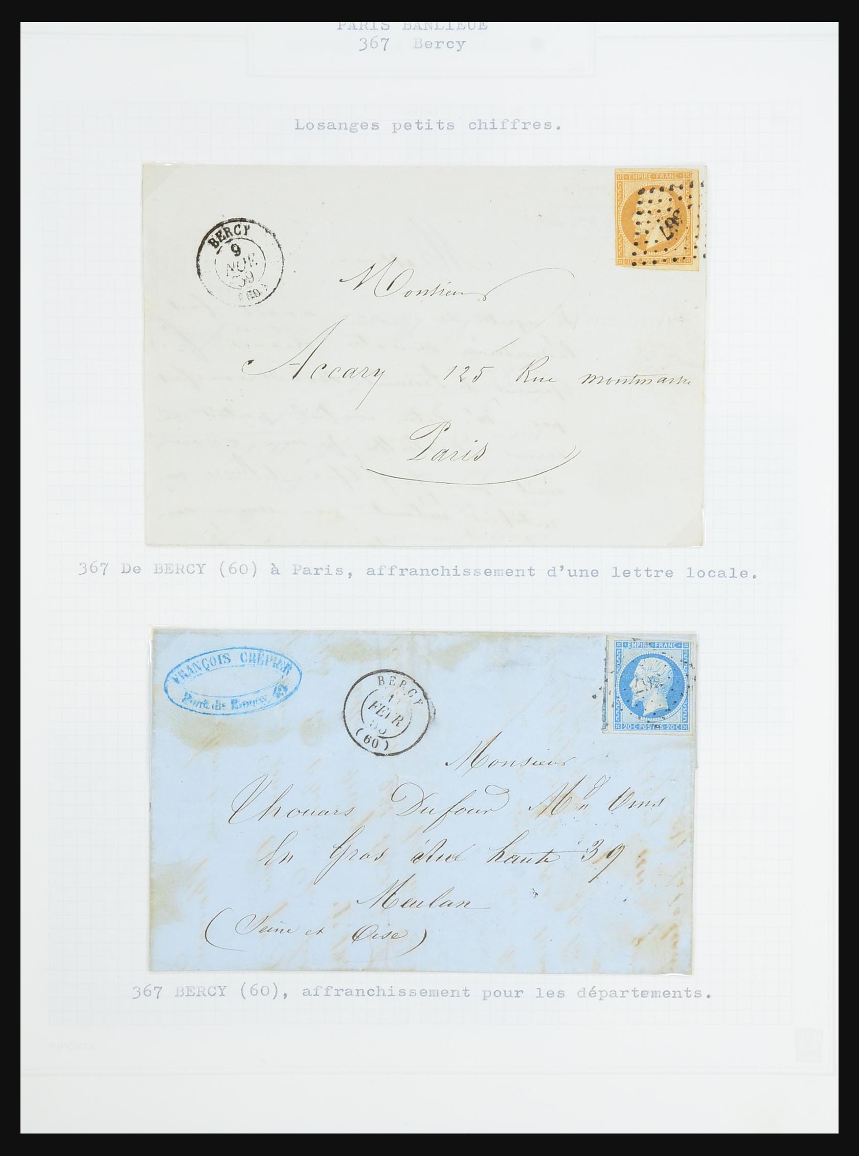 31526 170 - 31526 France covers and cancels 1725 (!)-1900.