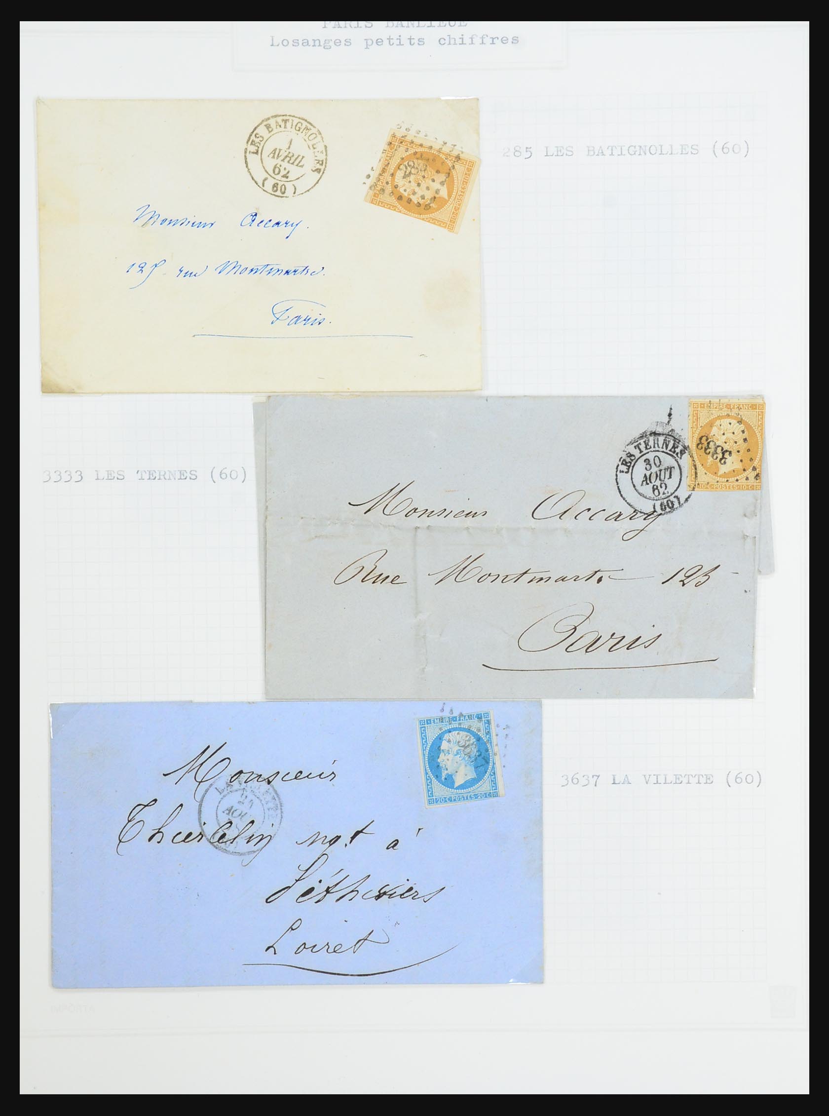 31526 171 - 31526 France covers and cancels 1725 (!)-1900.