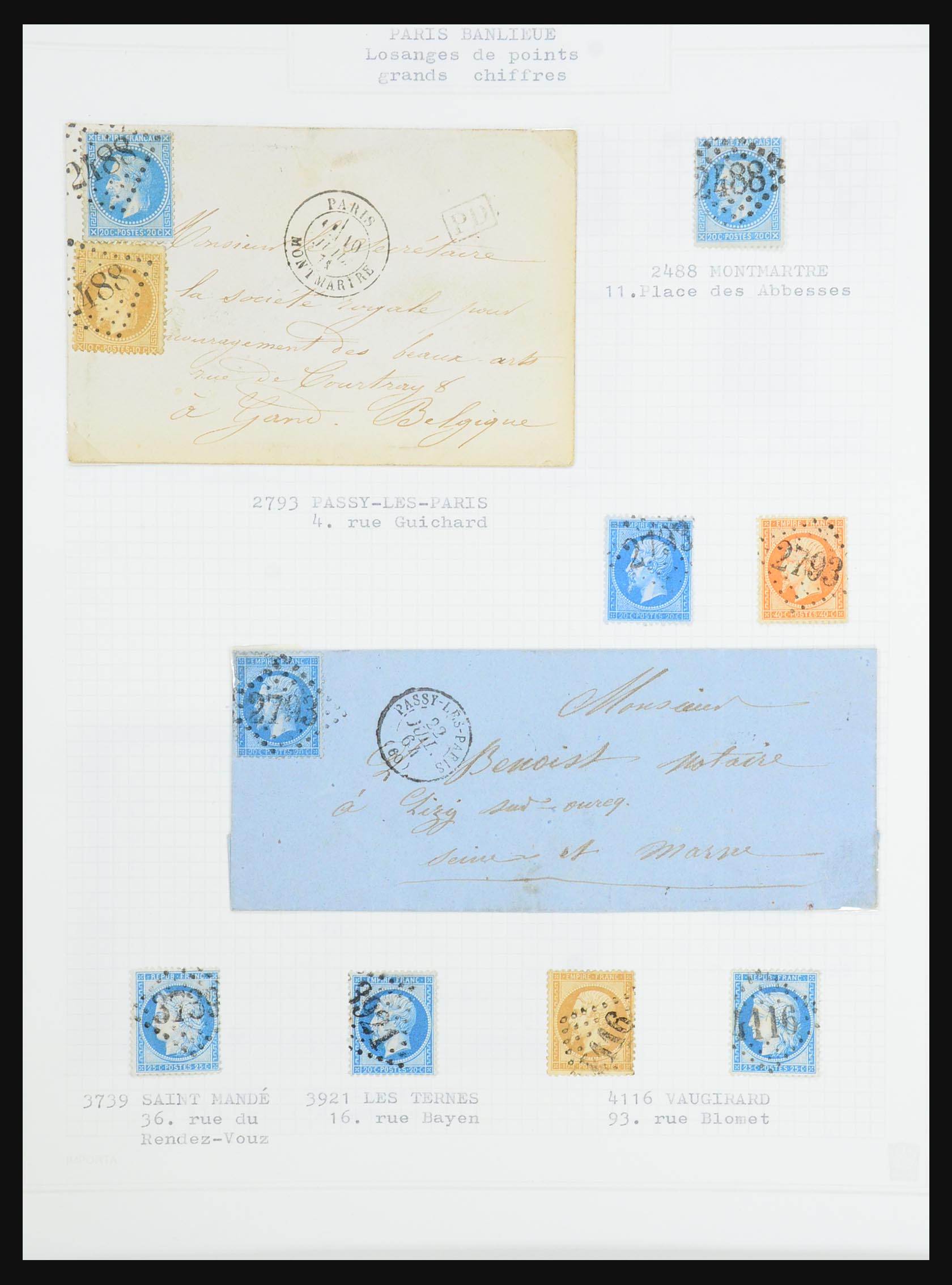 31526 176 - 31526 France covers and cancels 1725 (!)-1900.