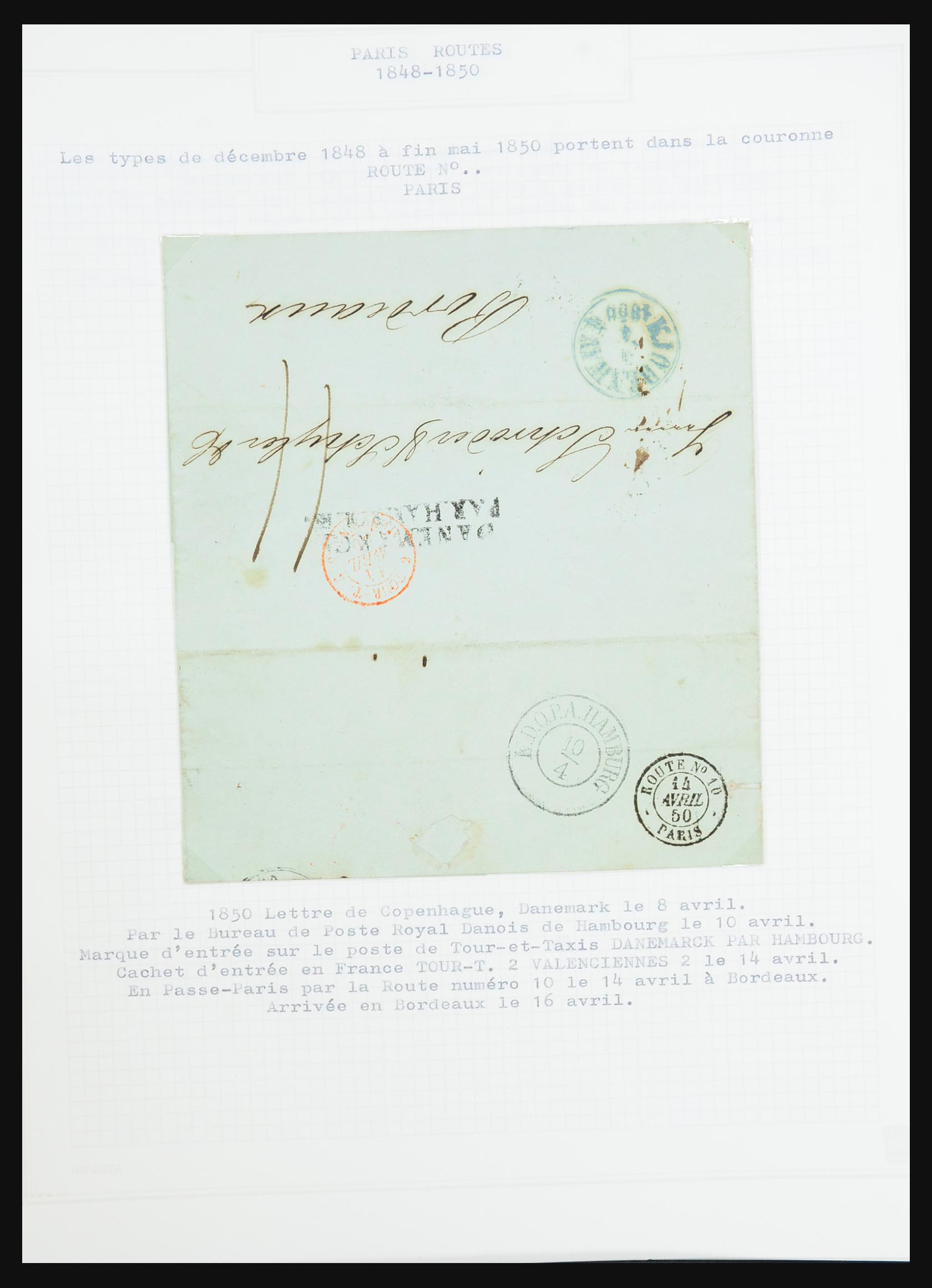 31526 187 - 31526 Frankrijk brieven en stempels 1725 (!)-1900.