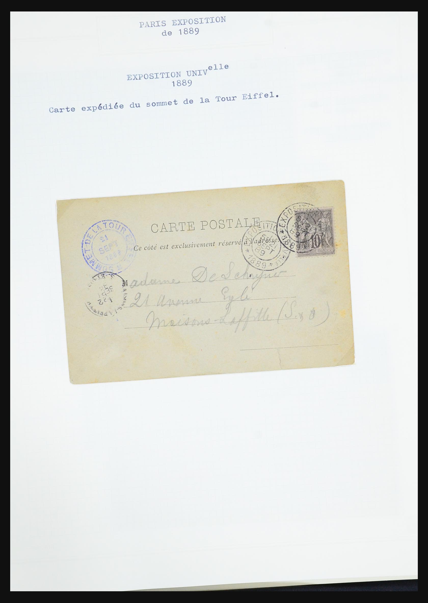 31526 225 - 31526 Frankrijk brieven en stempels 1725 (!)-1900.