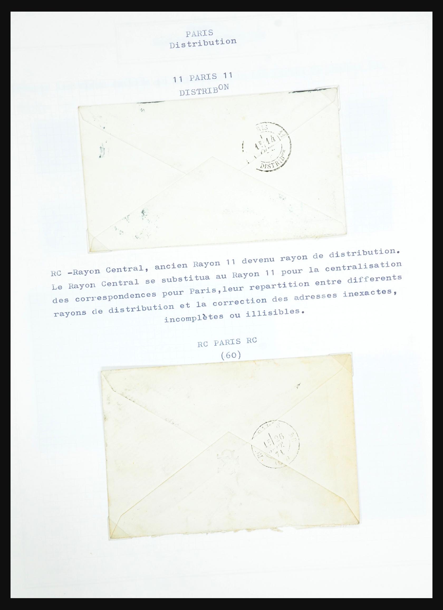 31526 229 - 31526 Frankrijk brieven en stempels 1725 (!)-1900.