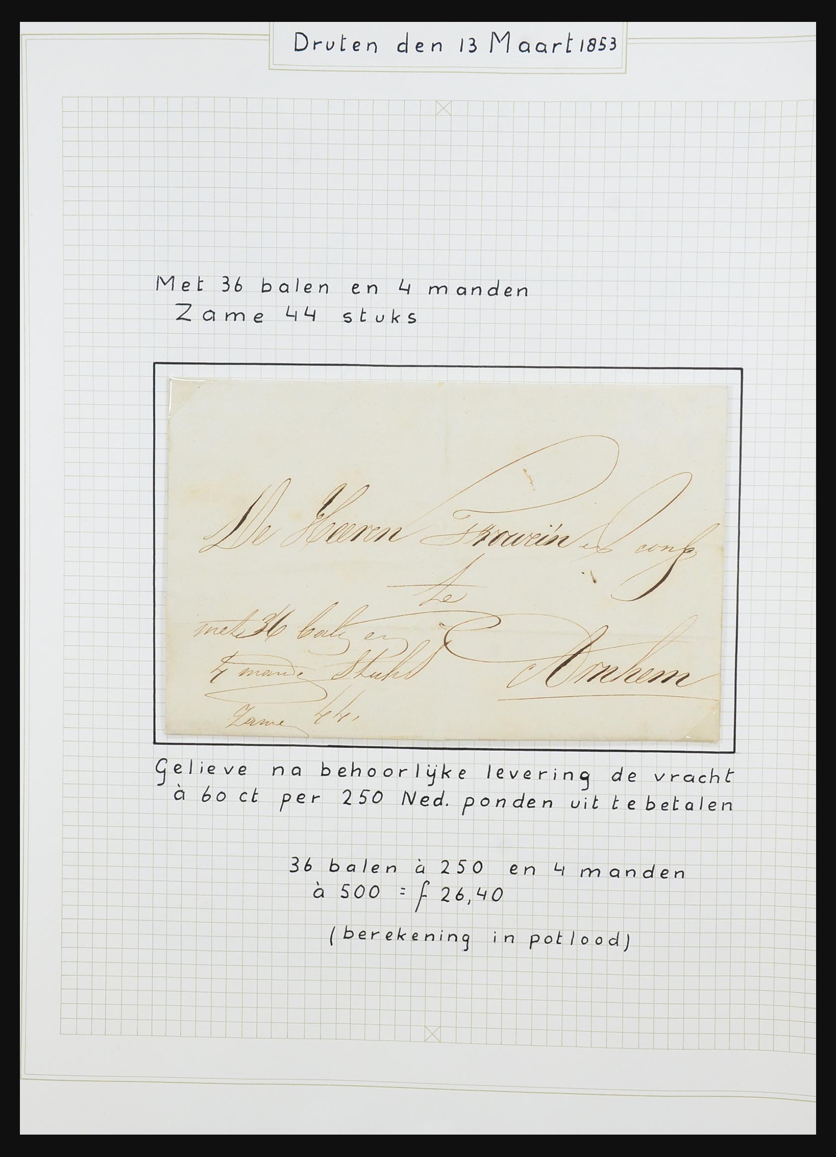 31528 001 - 31528 Nederland brieven 1853-1953.