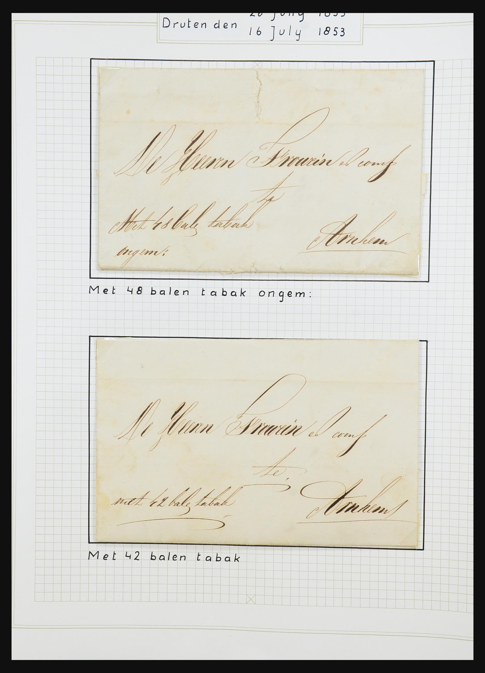 31528 002 - 31528 Nederland brieven 1853-1953.