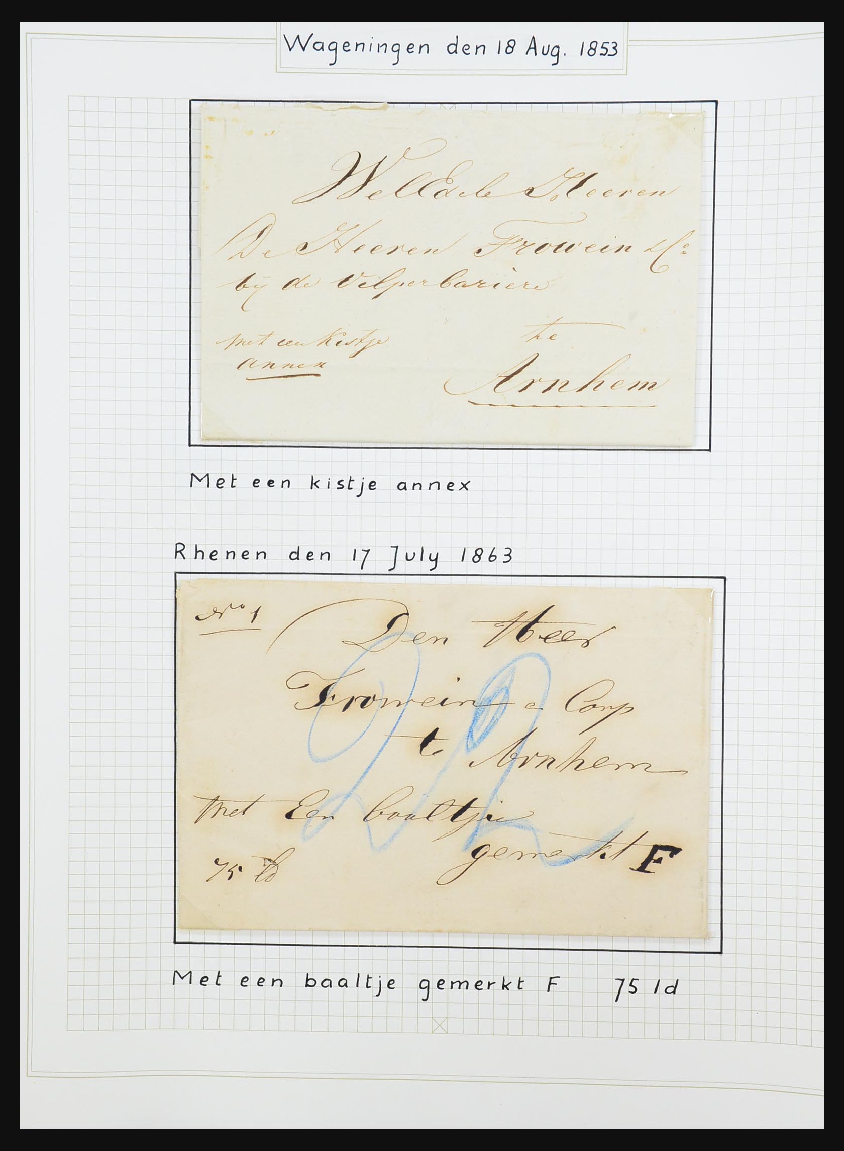 31528 009 - 31528 Nederland brieven 1853-1953.