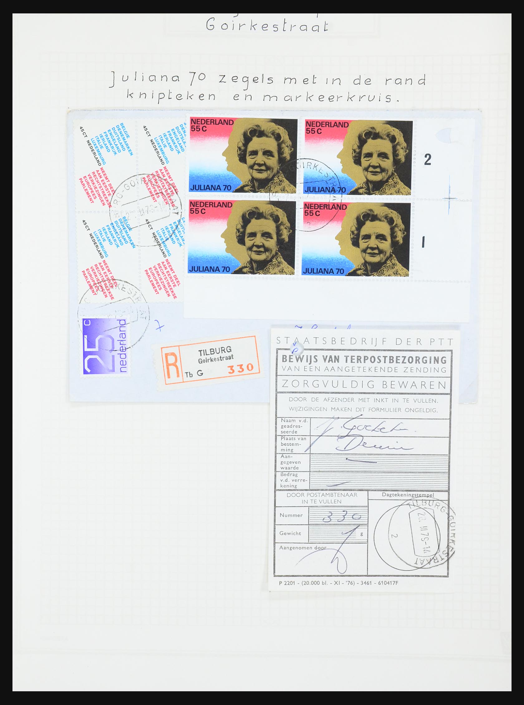 31528 012 - 31528 Nederland brieven 1853-1953.