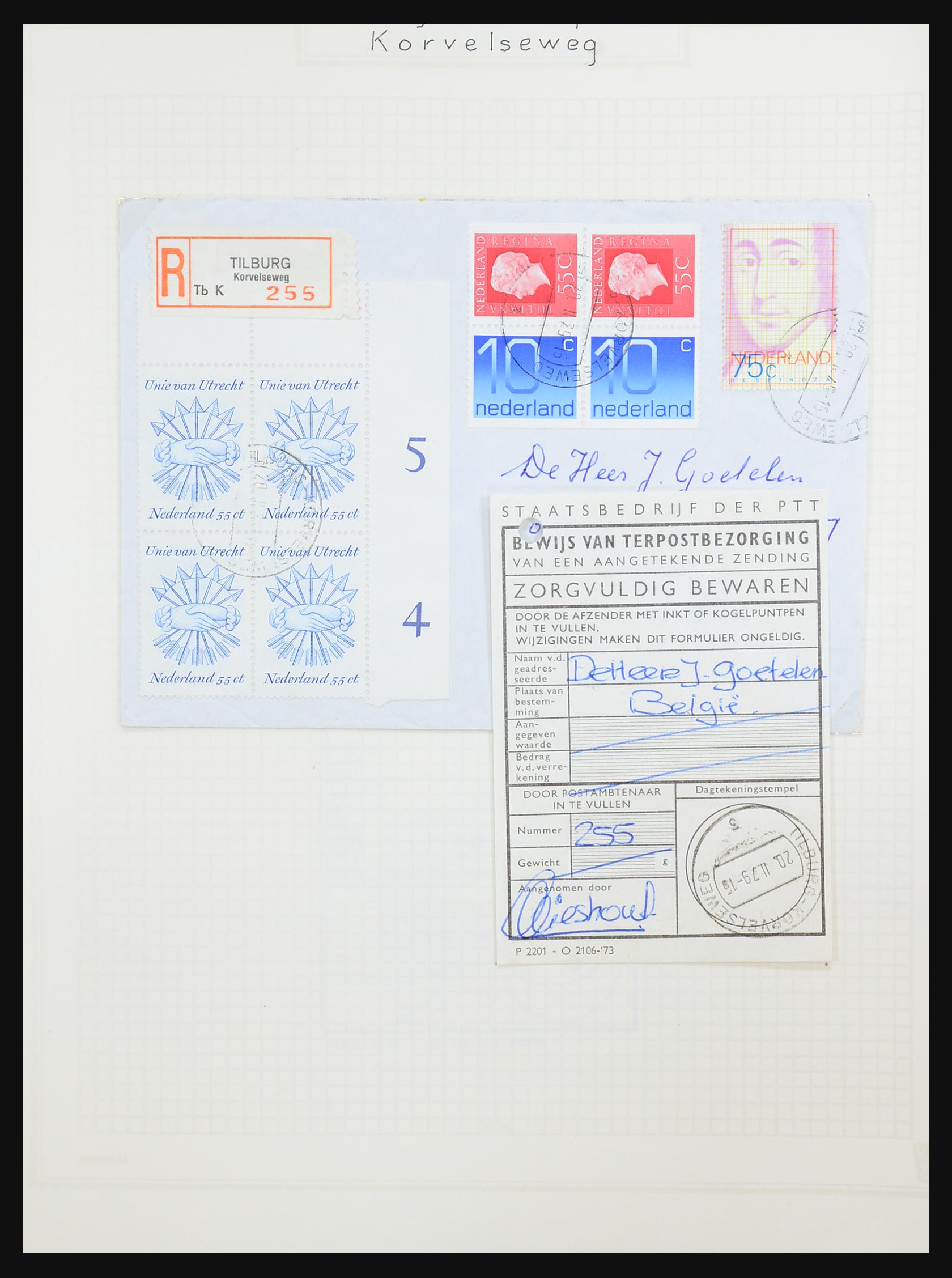31528 013 - 31528 Nederland brieven 1853-1953.