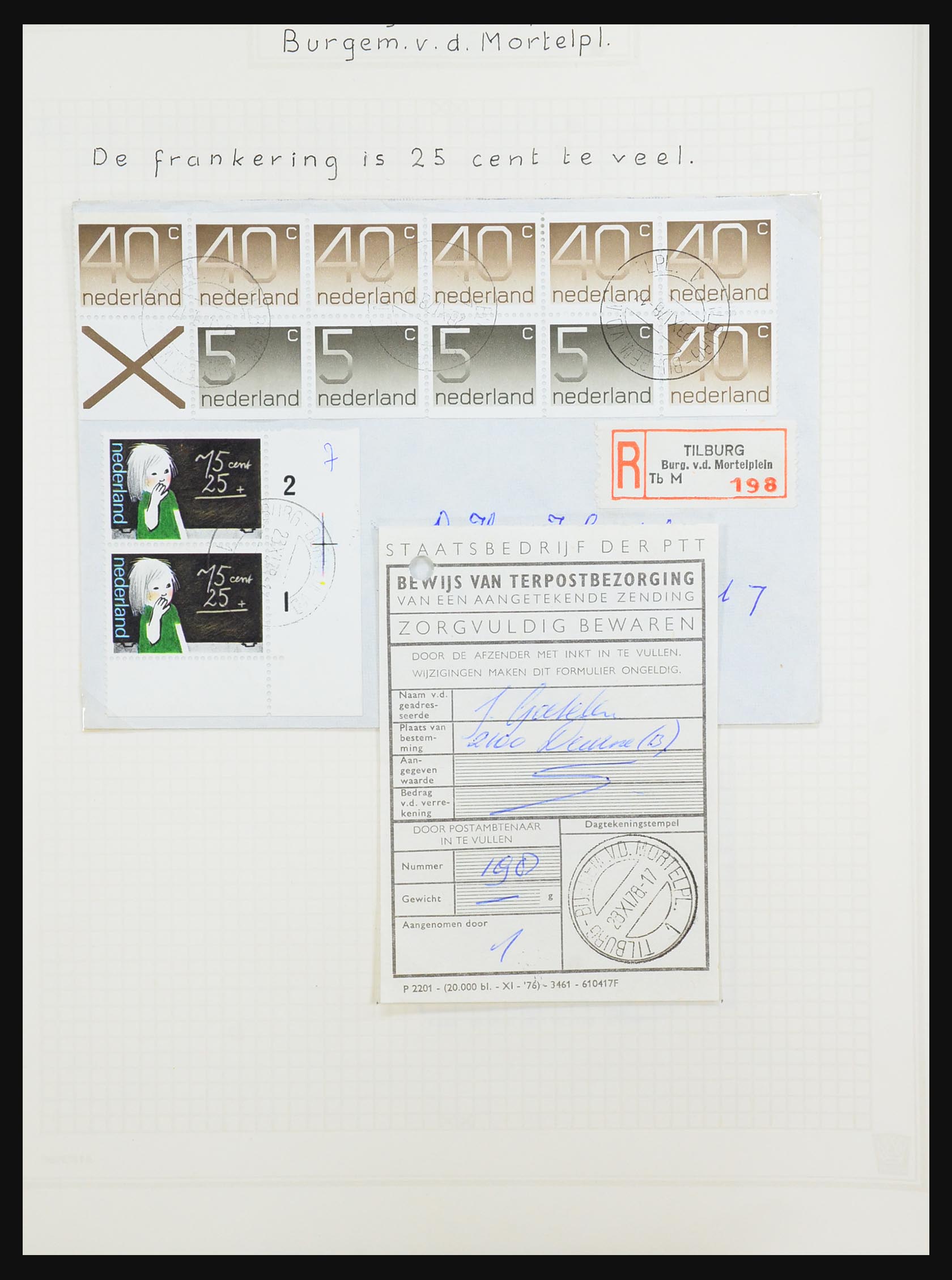 31528 016 - 31528 Nederland brieven 1853-1953.