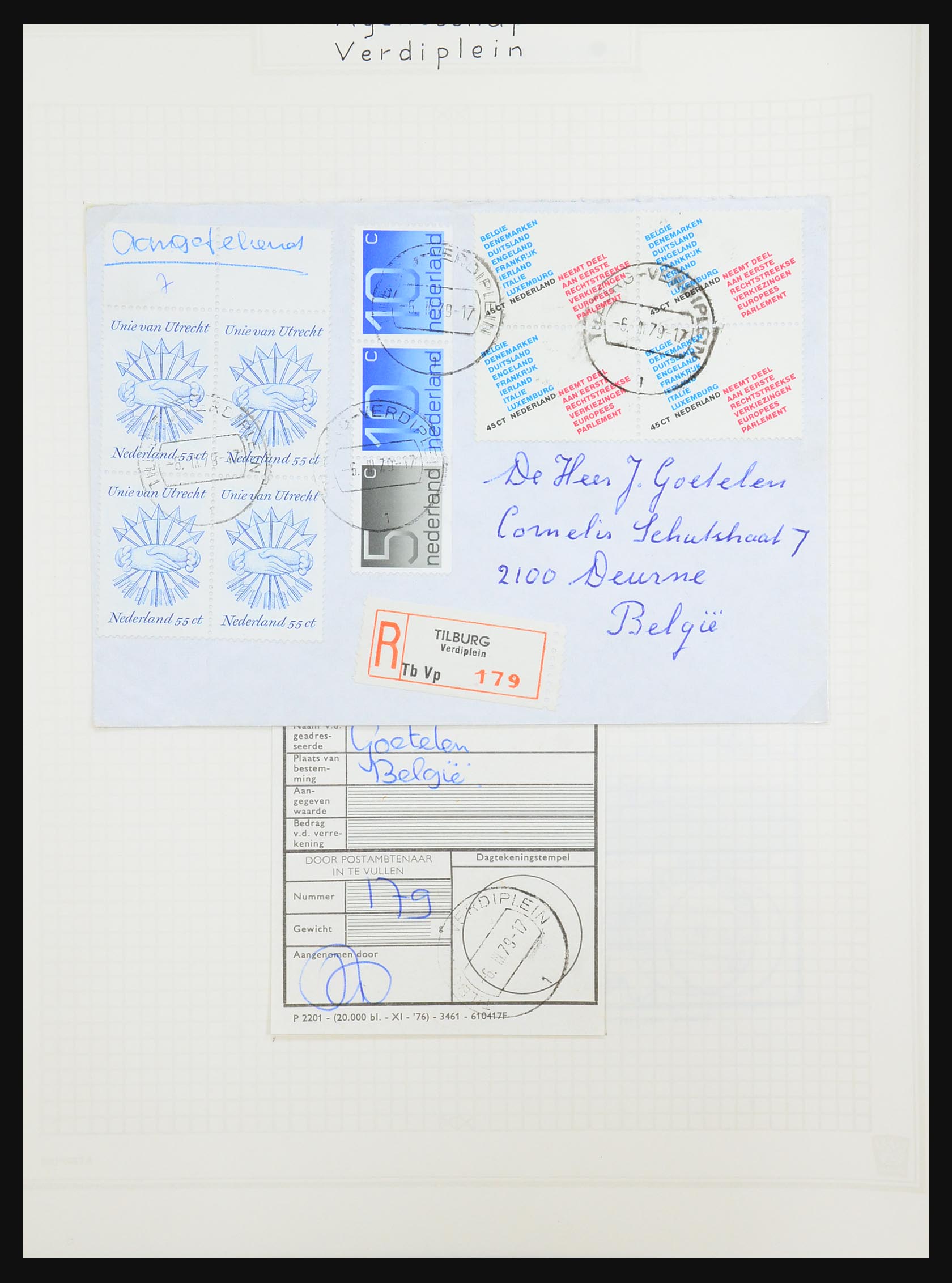 31528 020 - 31528 Nederland brieven 1853-1953.