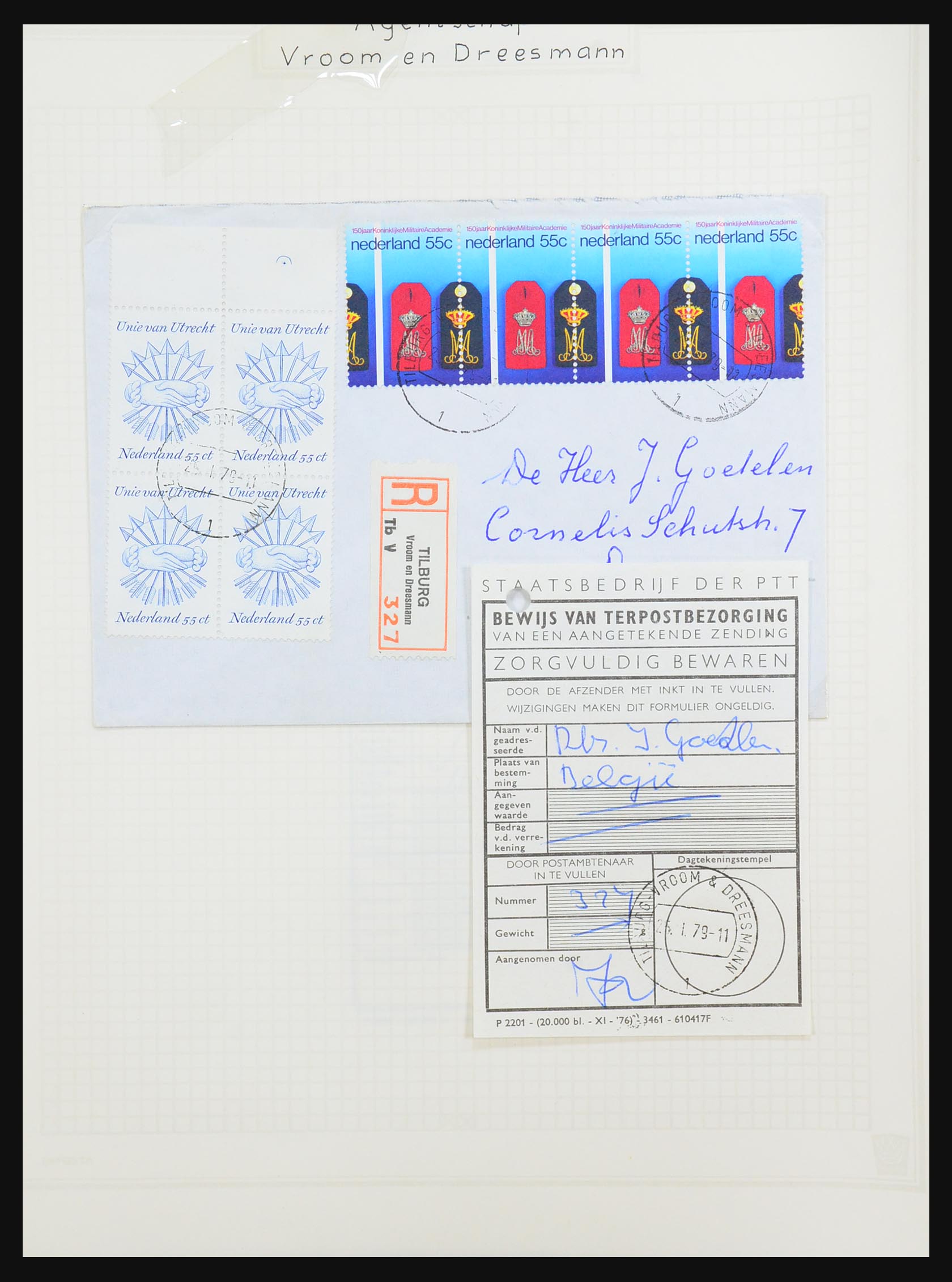 31528 021 - 31528 Netherlands covers 1853-1953.