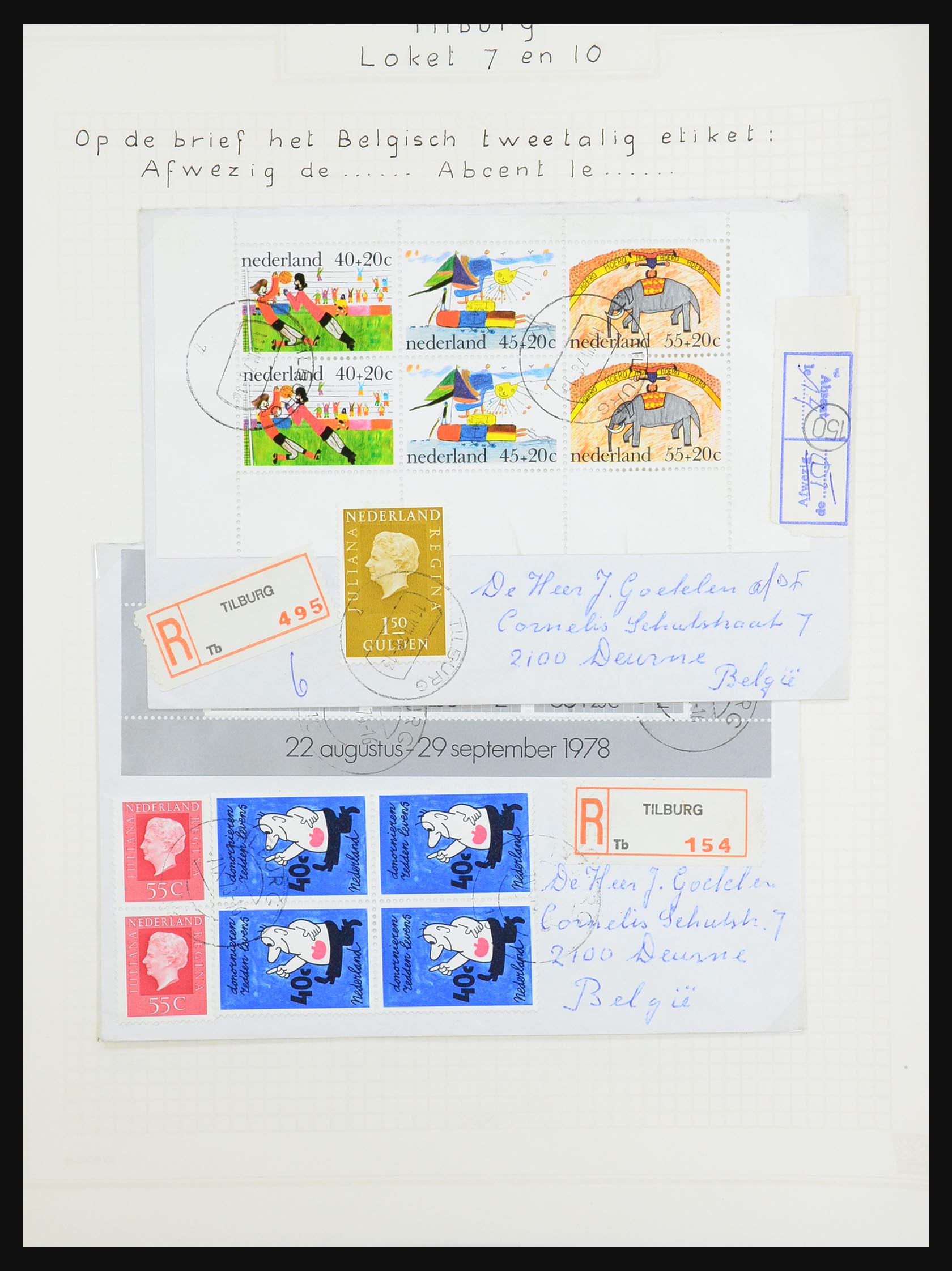 31528 027 - 31528 Nederland brieven 1853-1953.