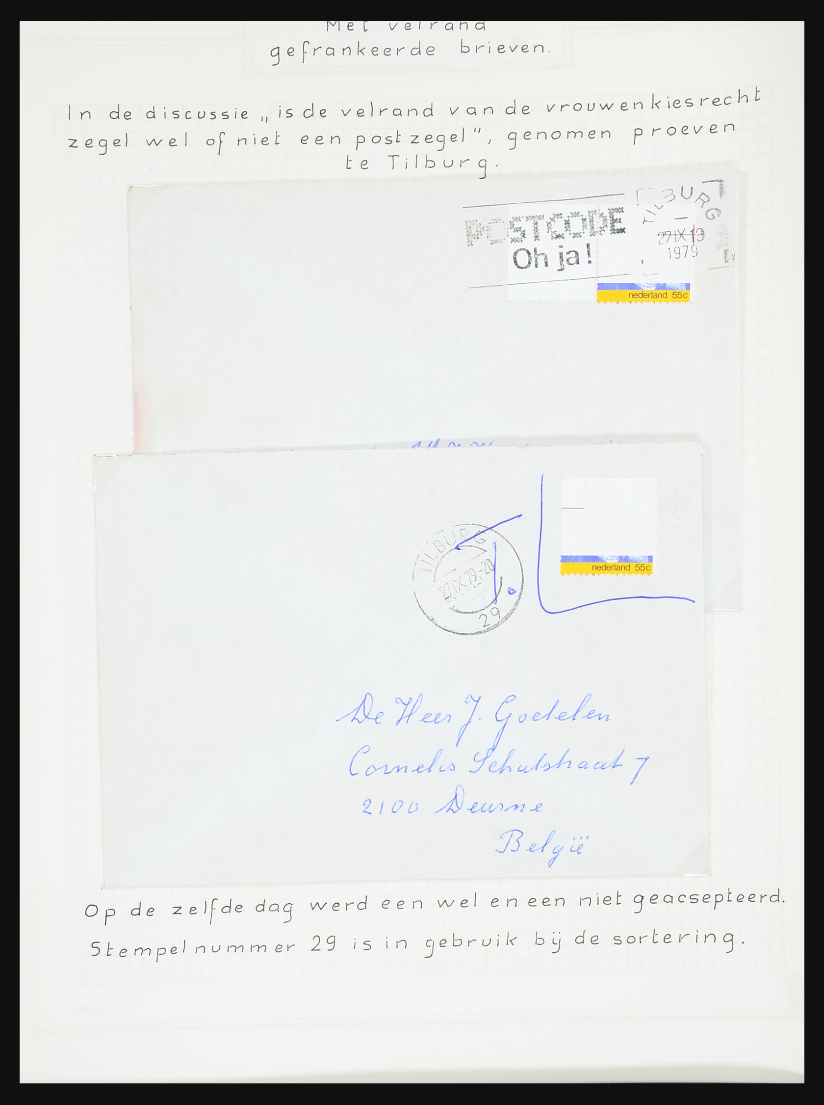31528 031 - 31528 Nederland brieven 1853-1953.