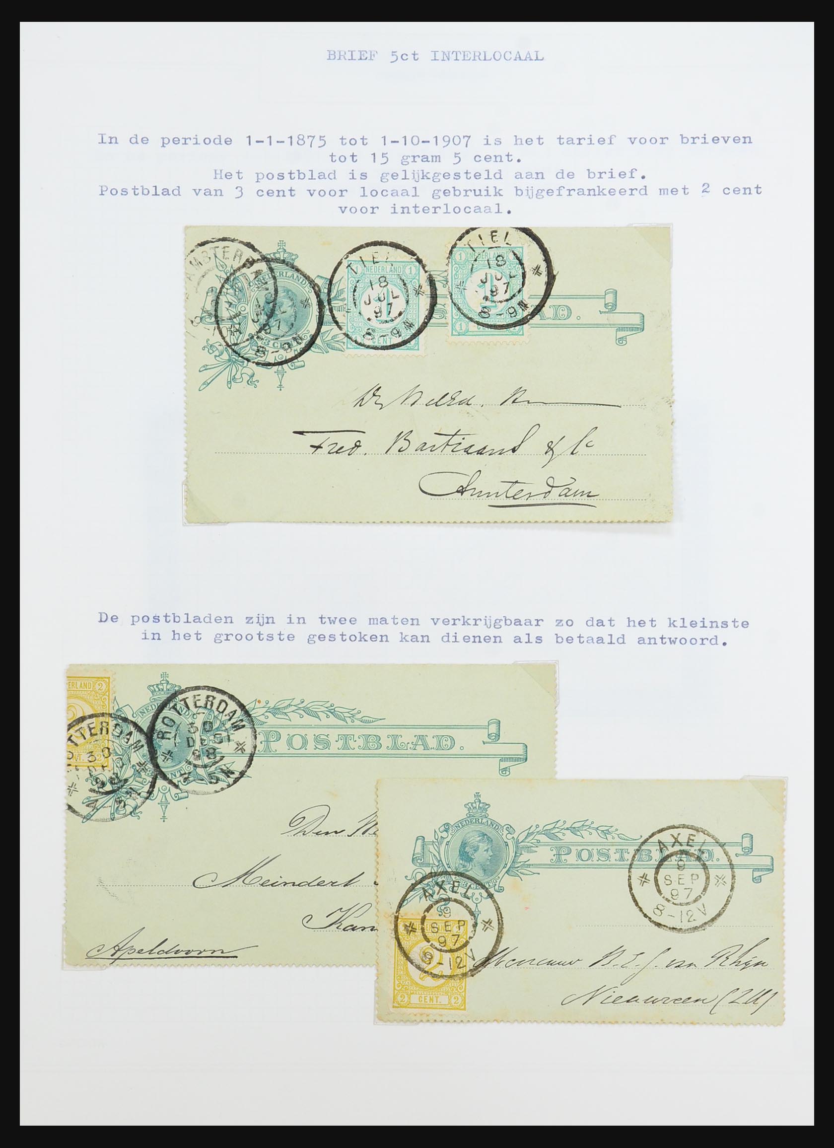 31528 039 - 31528 Netherlands covers 1853-1953.