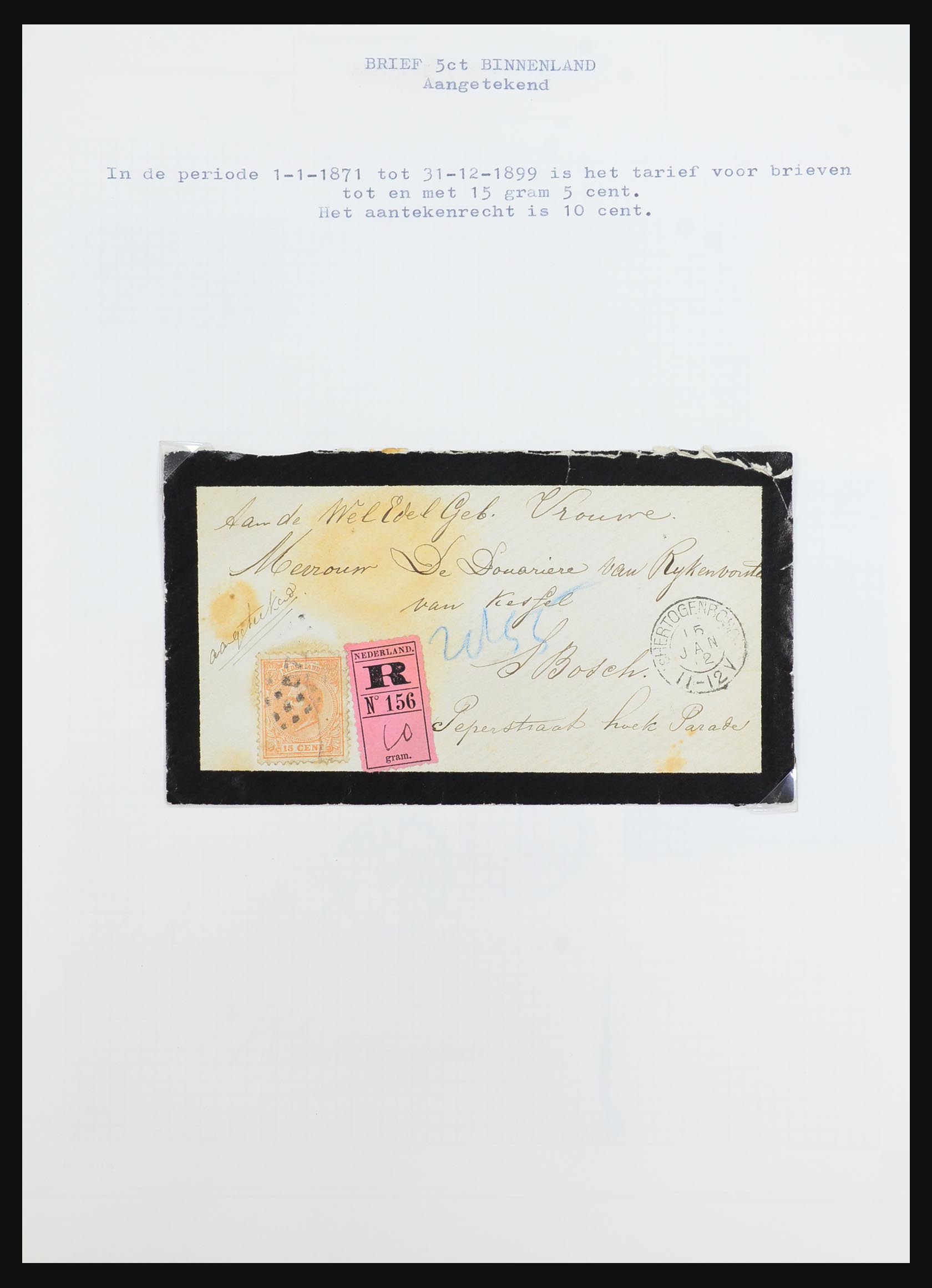 31528 040 - 31528 Nederland brieven 1853-1953.