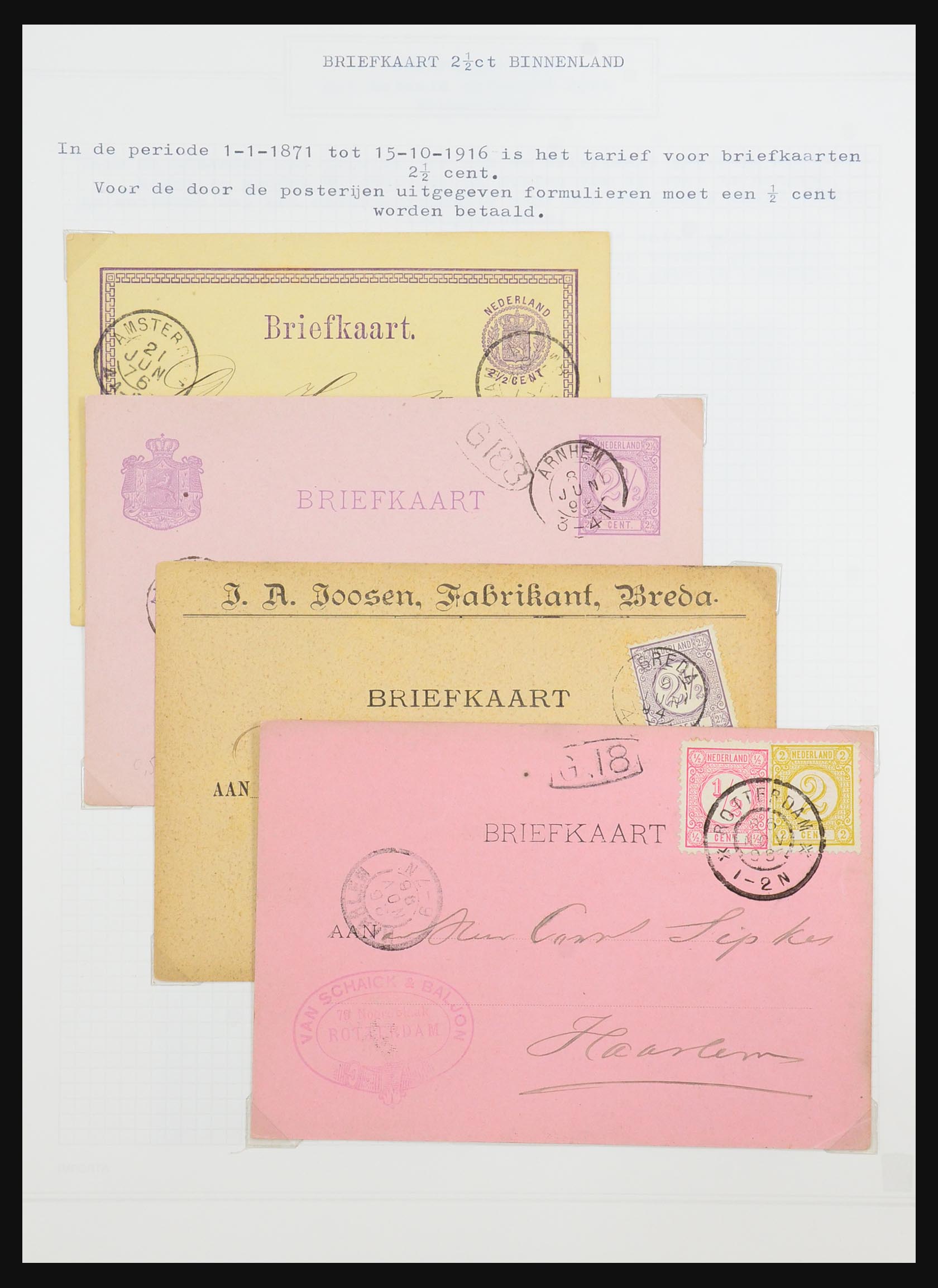 31528 042 - 31528 Netherlands covers 1853-1953.