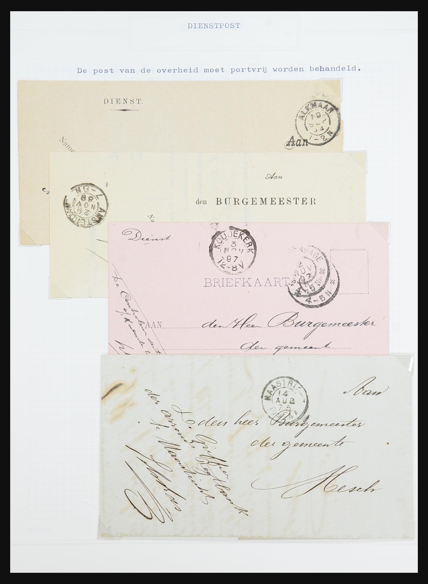 31528 048 - 31528 Netherlands covers 1853-1953.