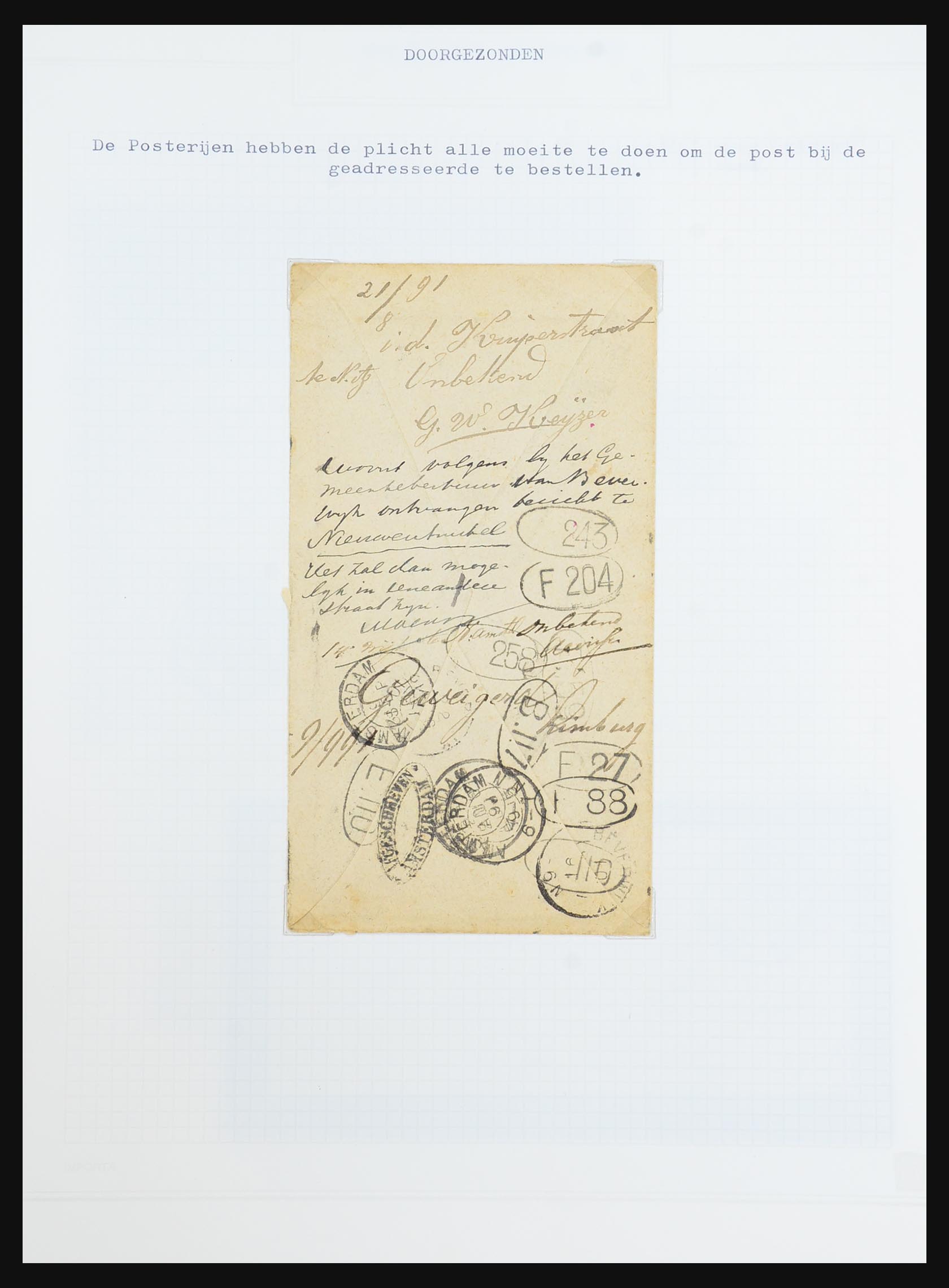 31528 049 - 31528 Nederland brieven 1853-1953.
