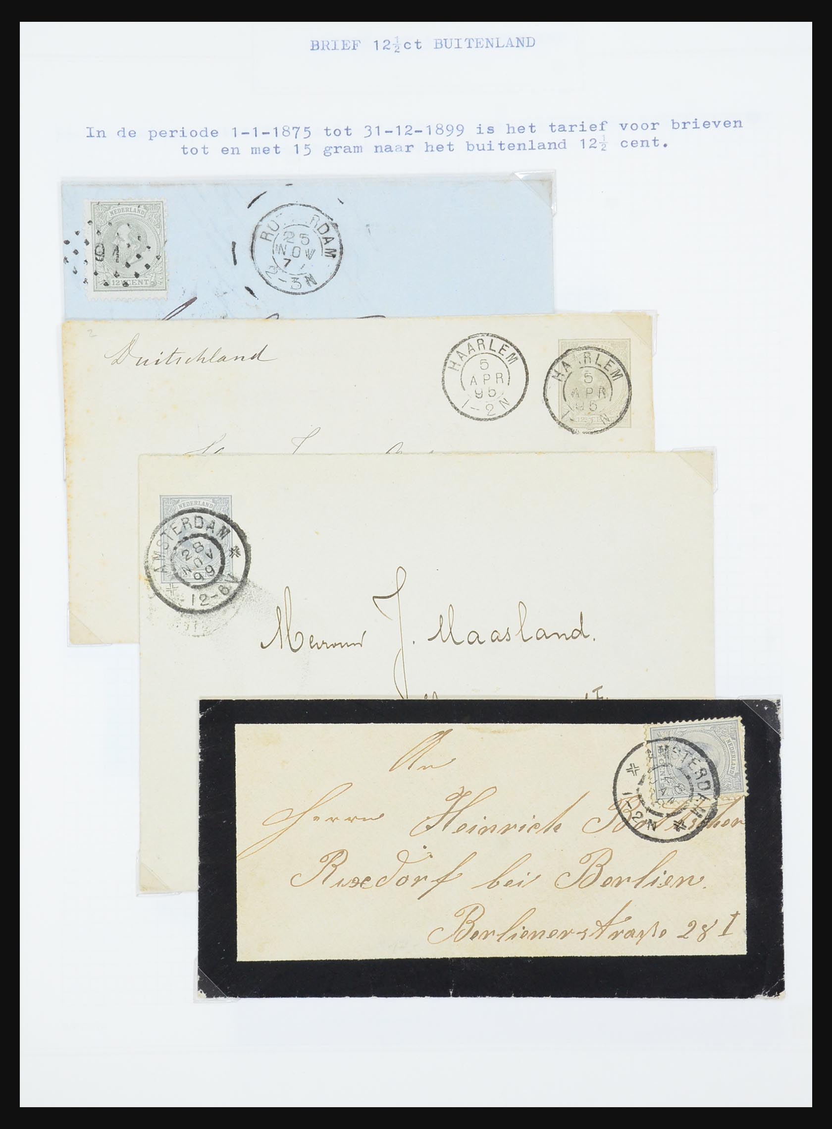 31528 050 - 31528 Nederland brieven 1853-1953.