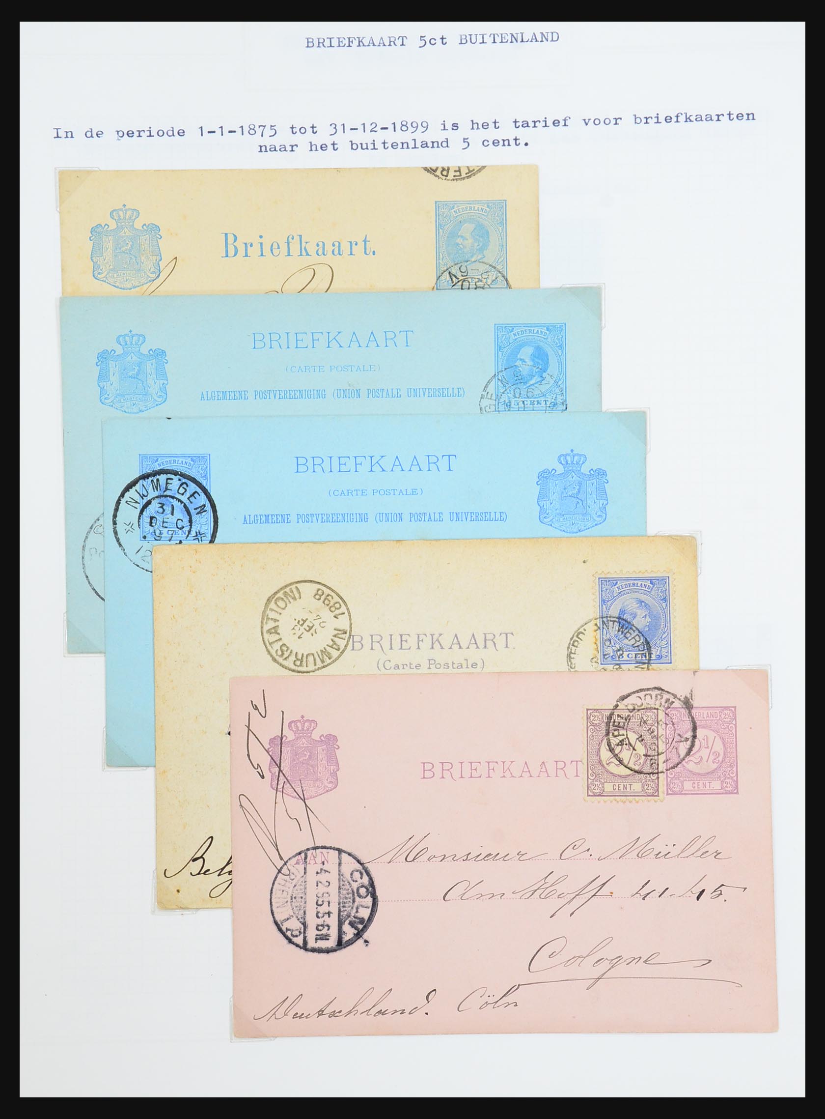 31528 051 - 31528 Netherlands covers 1853-1953.
