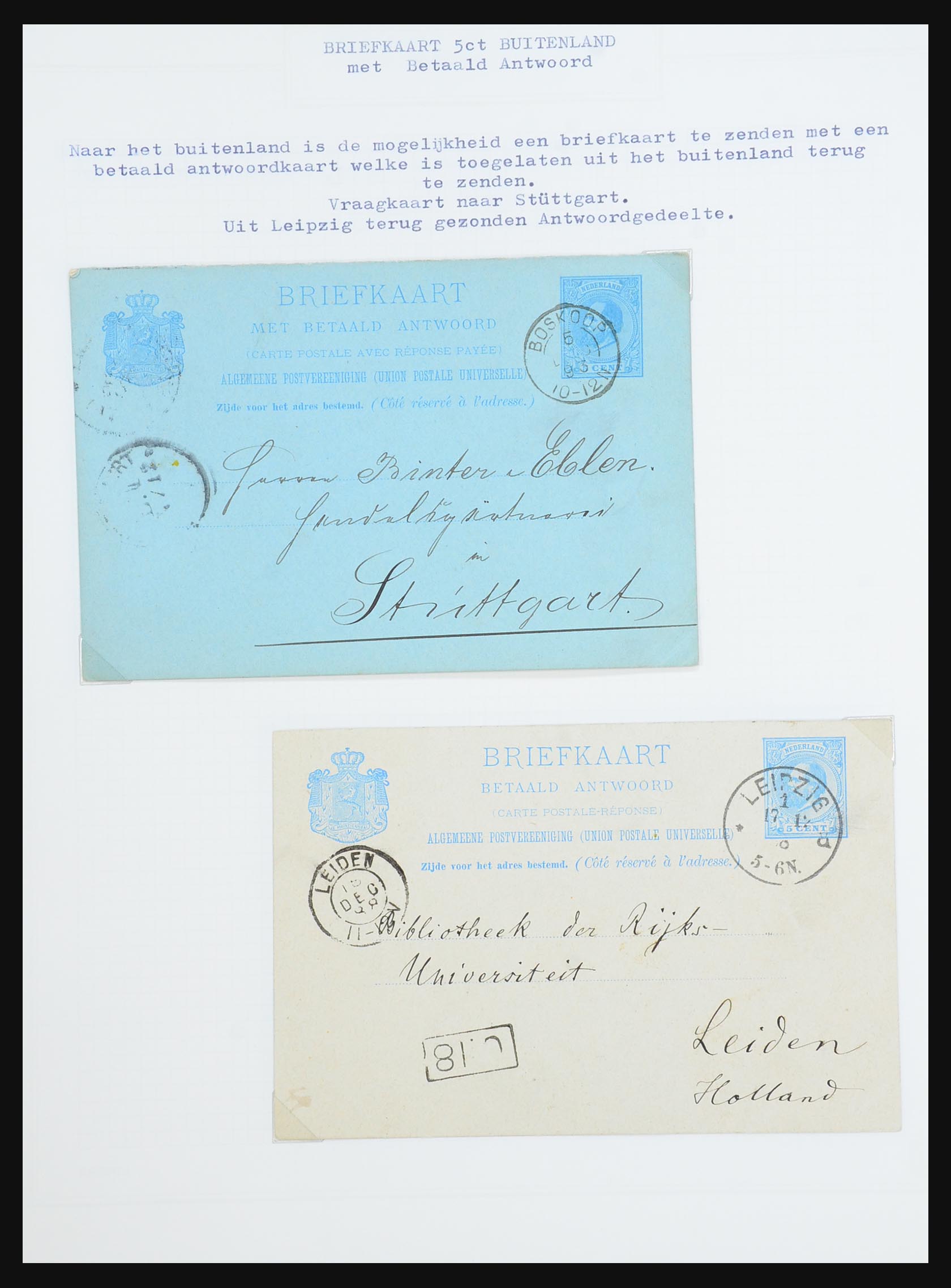 31528 052 - 31528 Netherlands covers 1853-1953.