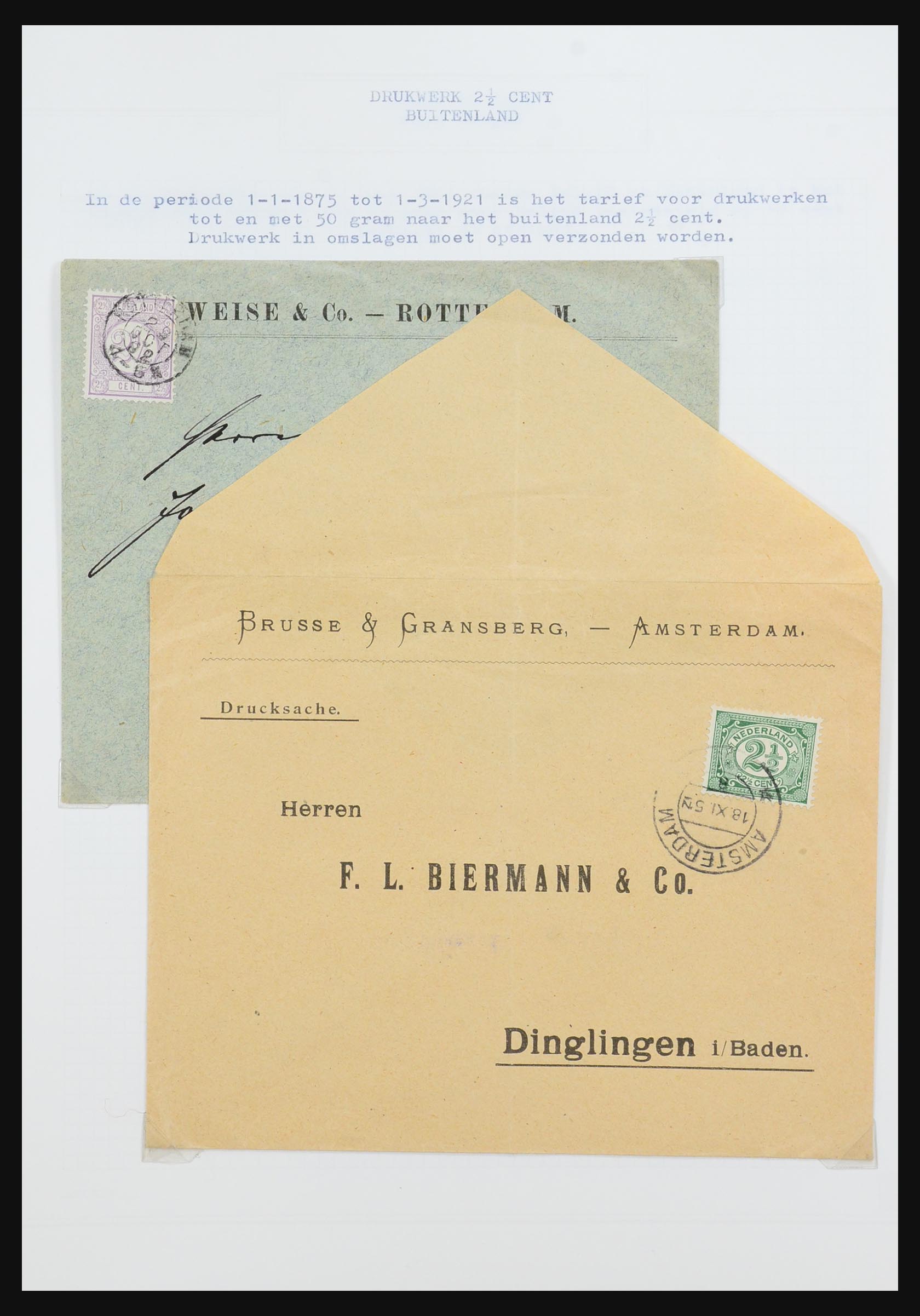 31528 056 - 31528 Nederland brieven 1853-1953.