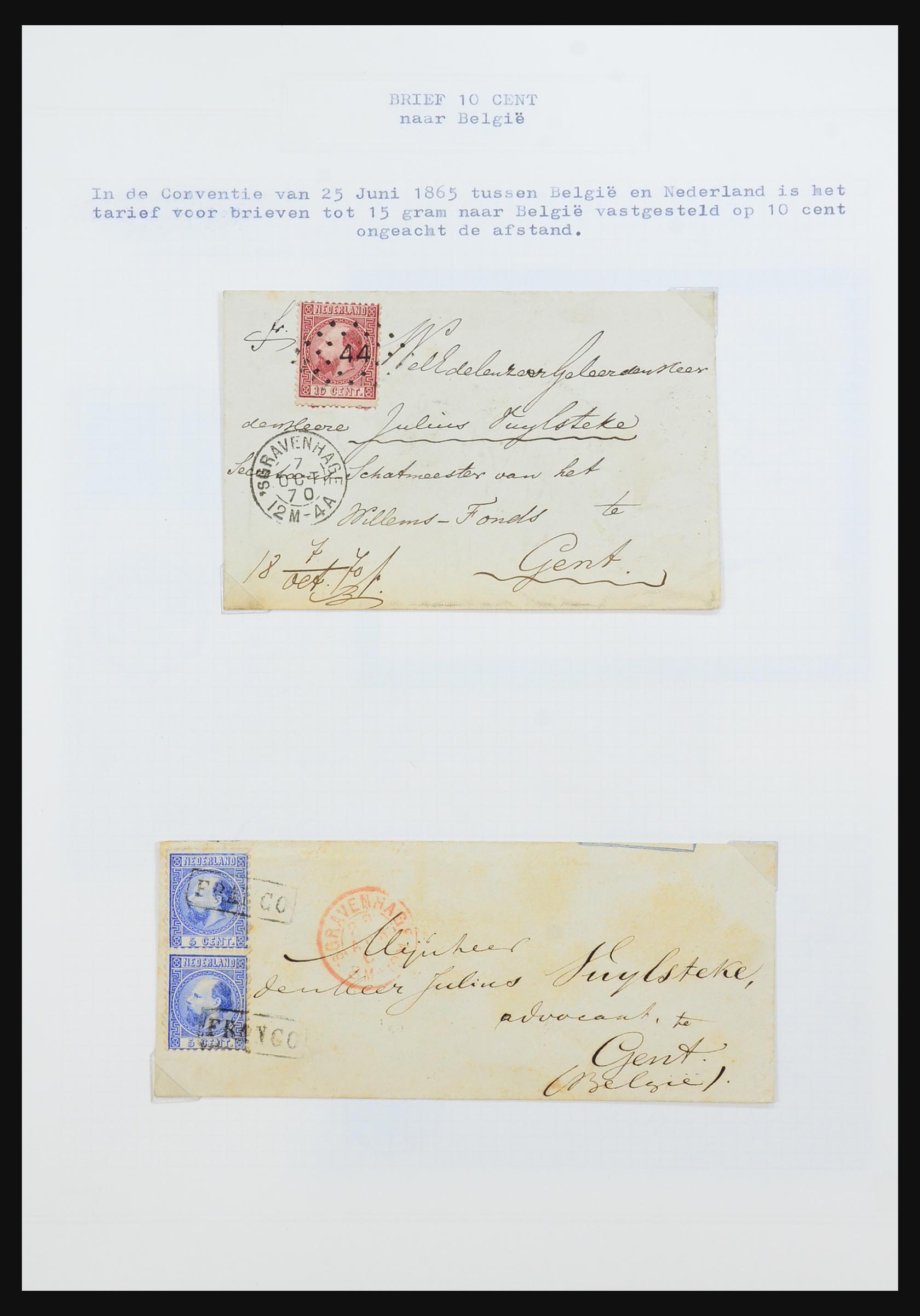 31528 057 - 31528 Nederland brieven 1853-1953.