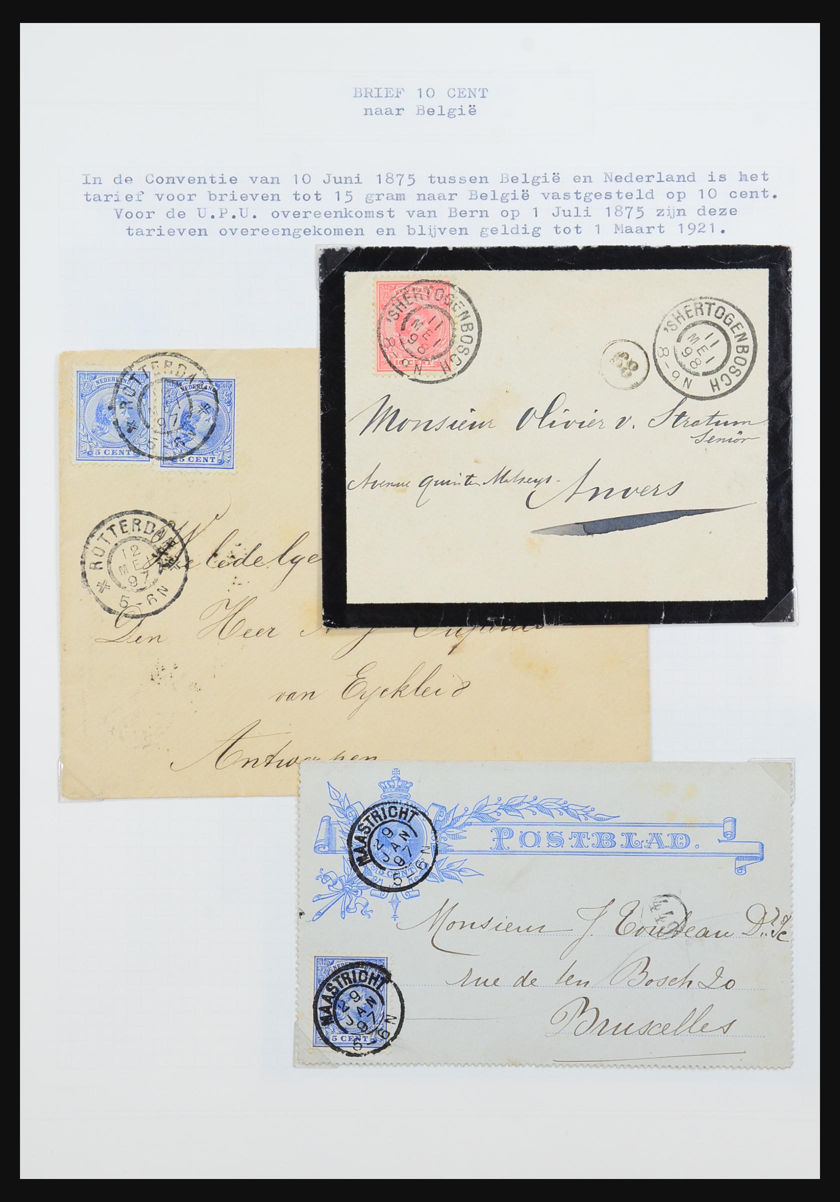 31528 058 - 31528 Nederland brieven 1853-1953.