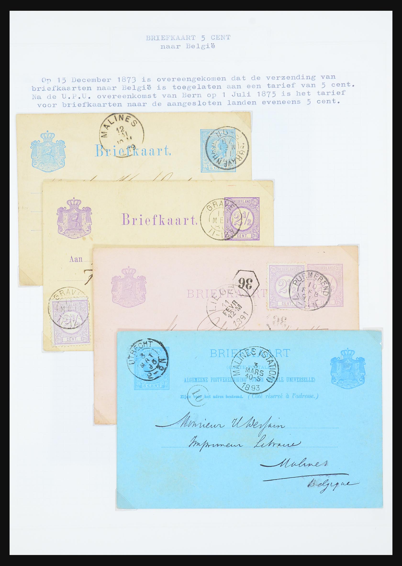 31528 059 - 31528 Nederland brieven 1853-1953.