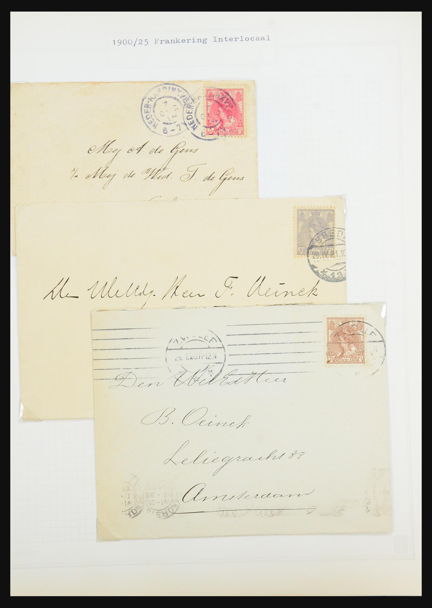 31528 064 - 31528 Nederland brieven 1853-1953.