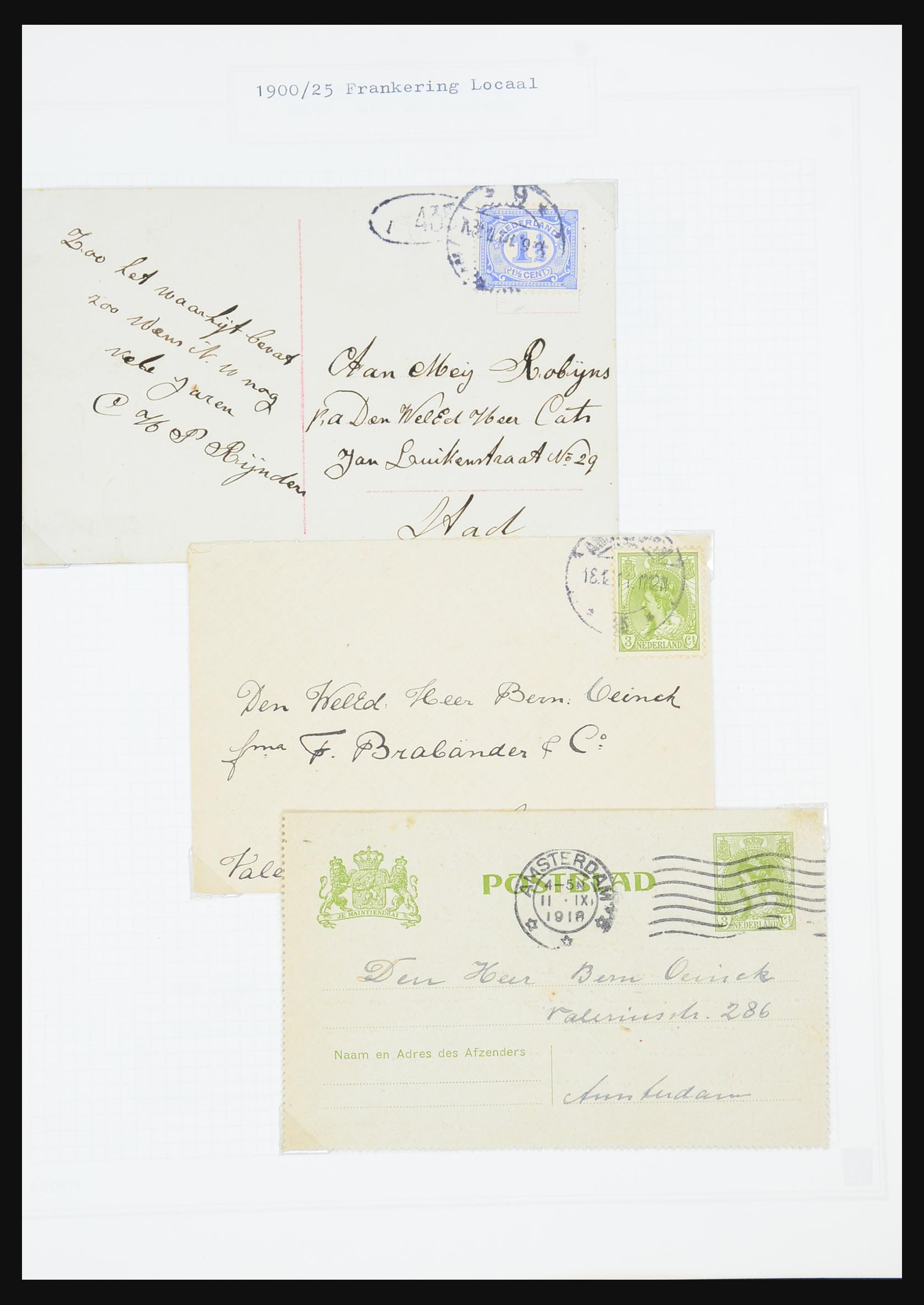31528 065 - 31528 Nederland brieven 1853-1953.