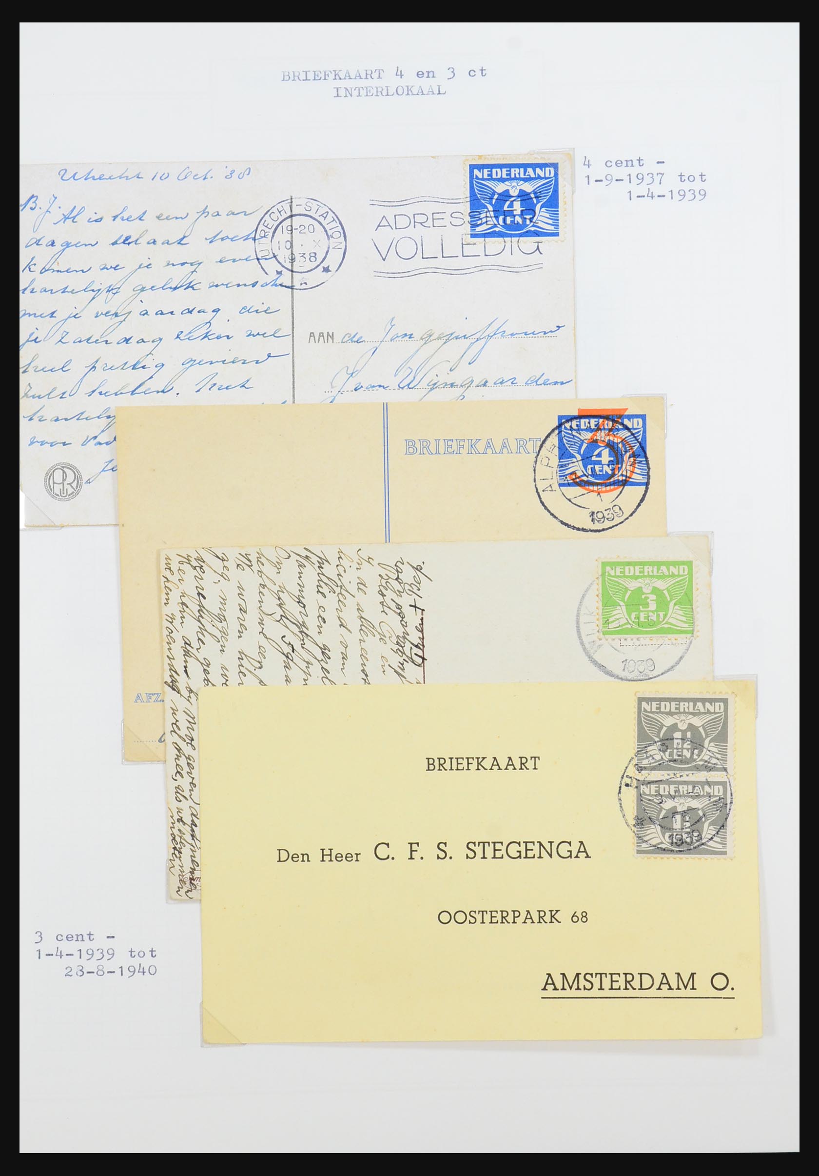 31528 072 - 31528 Netherlands covers 1853-1953.