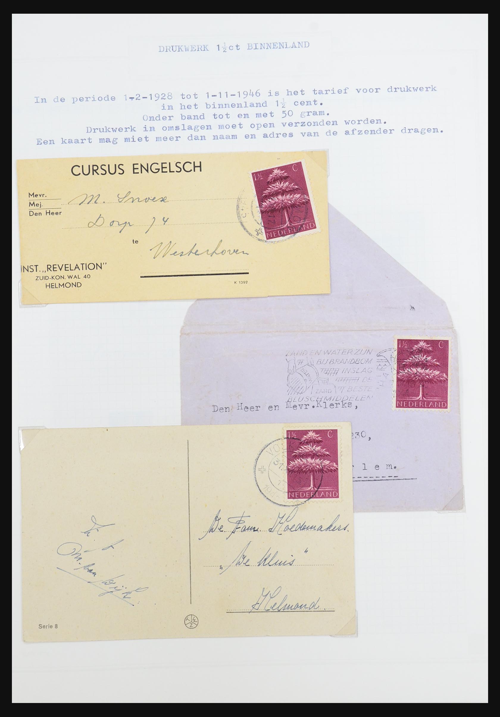 31528 075 - 31528 Nederland brieven 1853-1953.