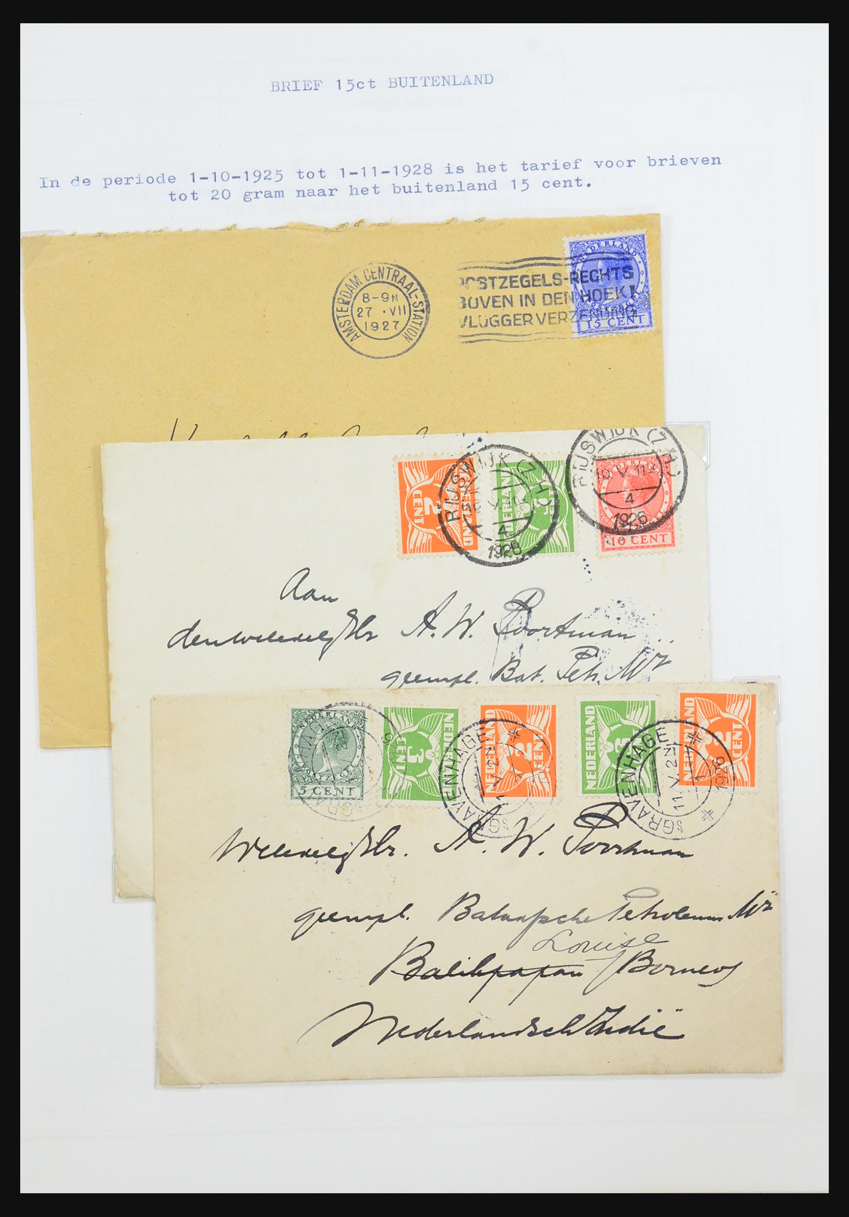 31528 077 - 31528 Nederland brieven 1853-1953.