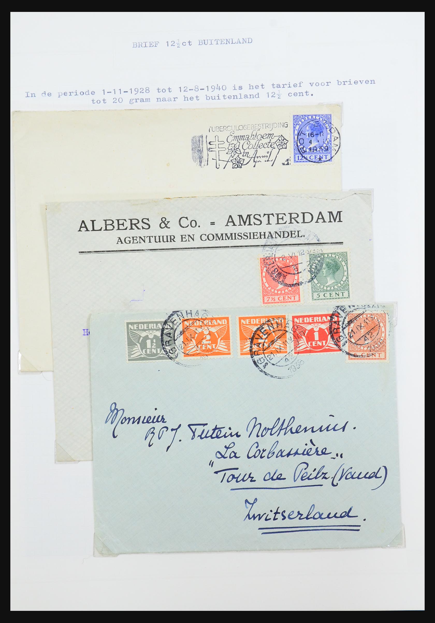 31528 079 - 31528 Nederland brieven 1853-1953.