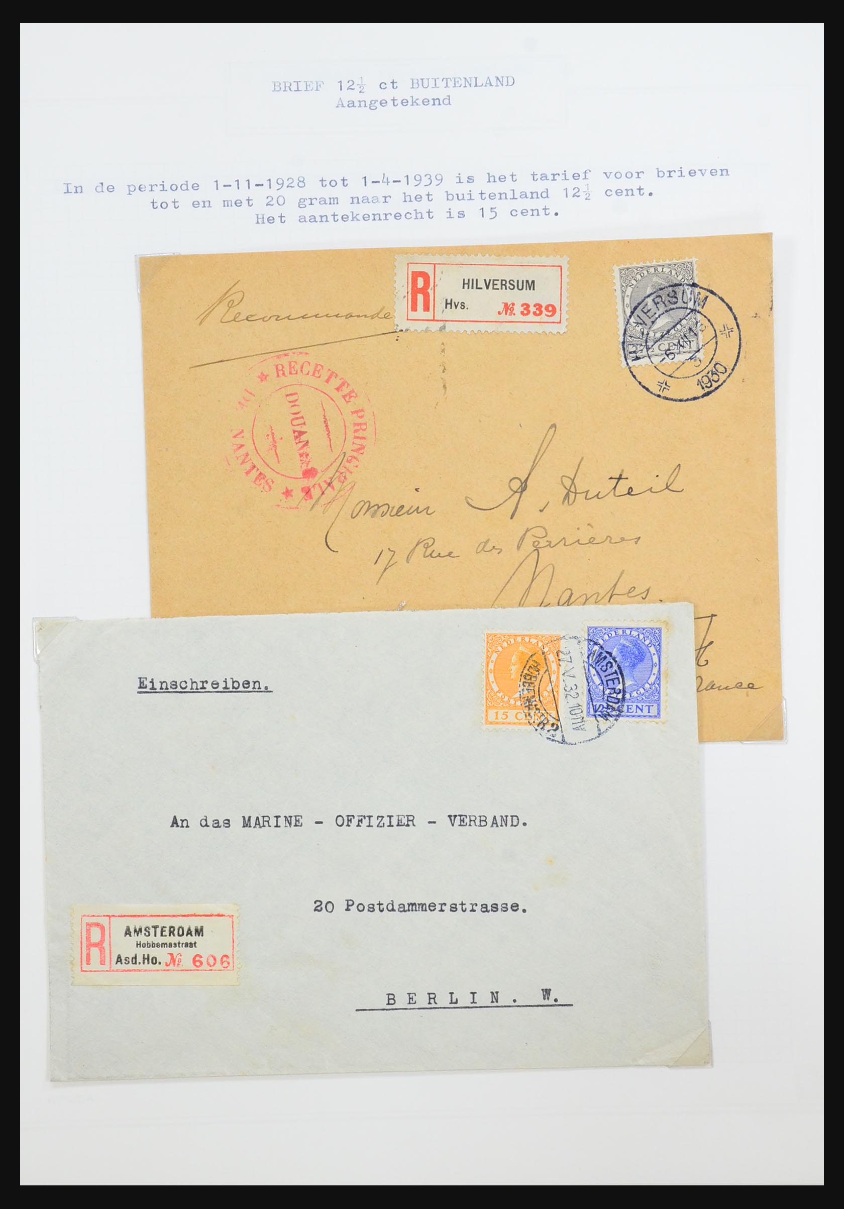 31528 080 - 31528 Nederland brieven 1853-1953.