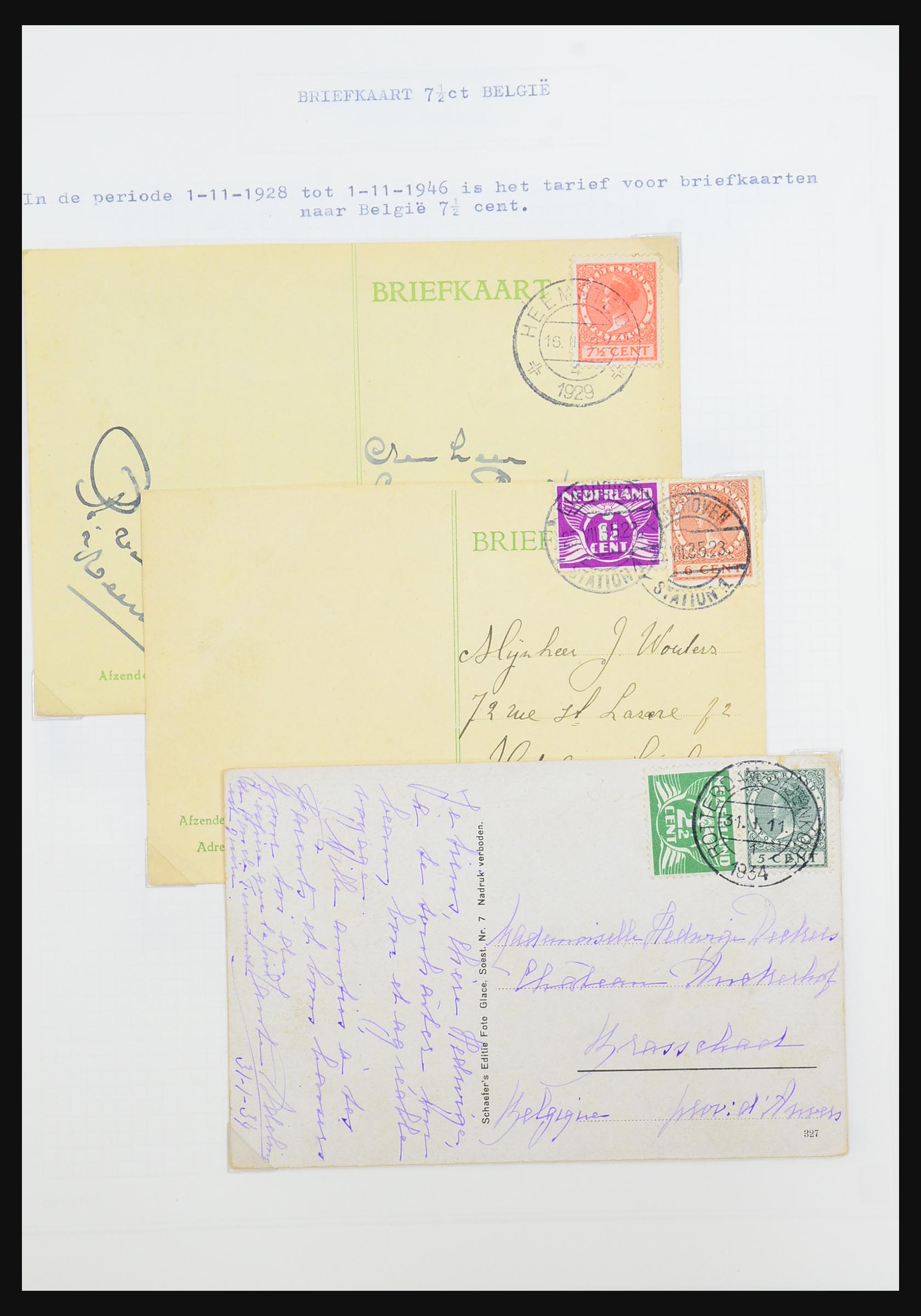 31528 084 - 31528 Nederland brieven 1853-1953.