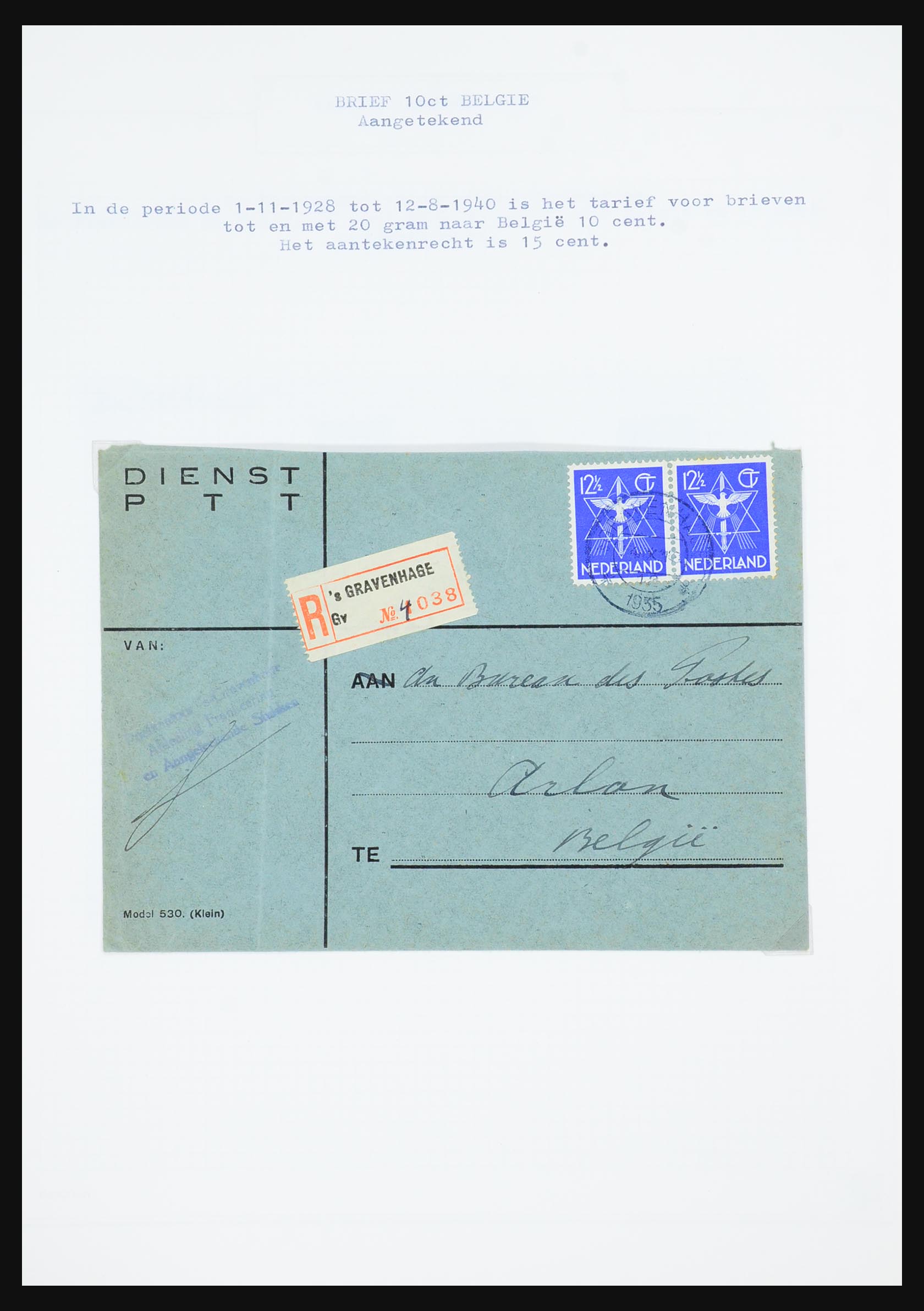 31528 091 - 31528 Nederland brieven 1853-1953.