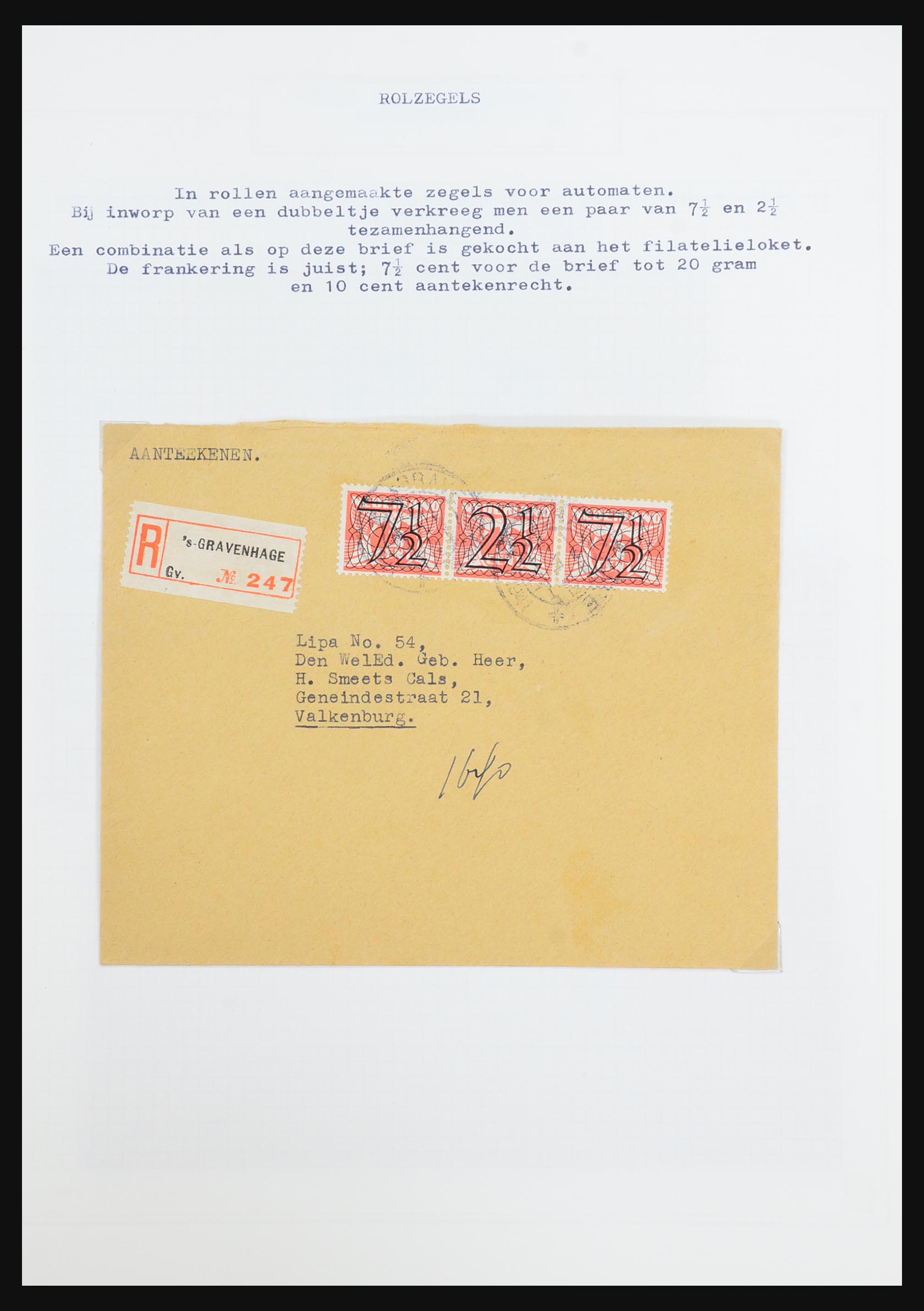 31528 093 - 31528 Nederland brieven 1853-1953.