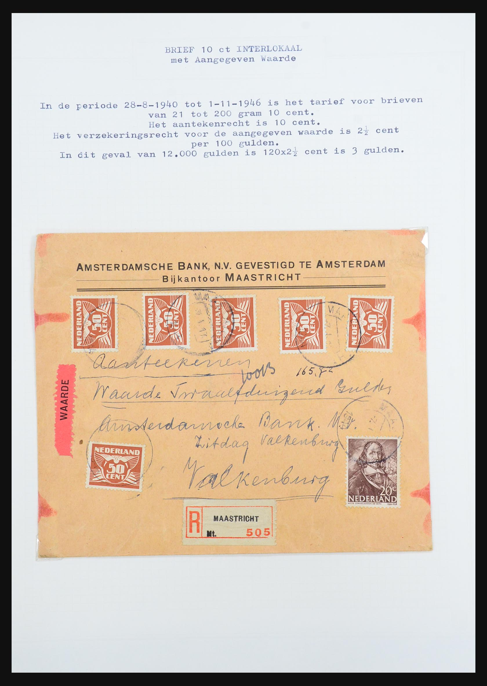 31528 097 - 31528 Netherlands covers 1853-1953.