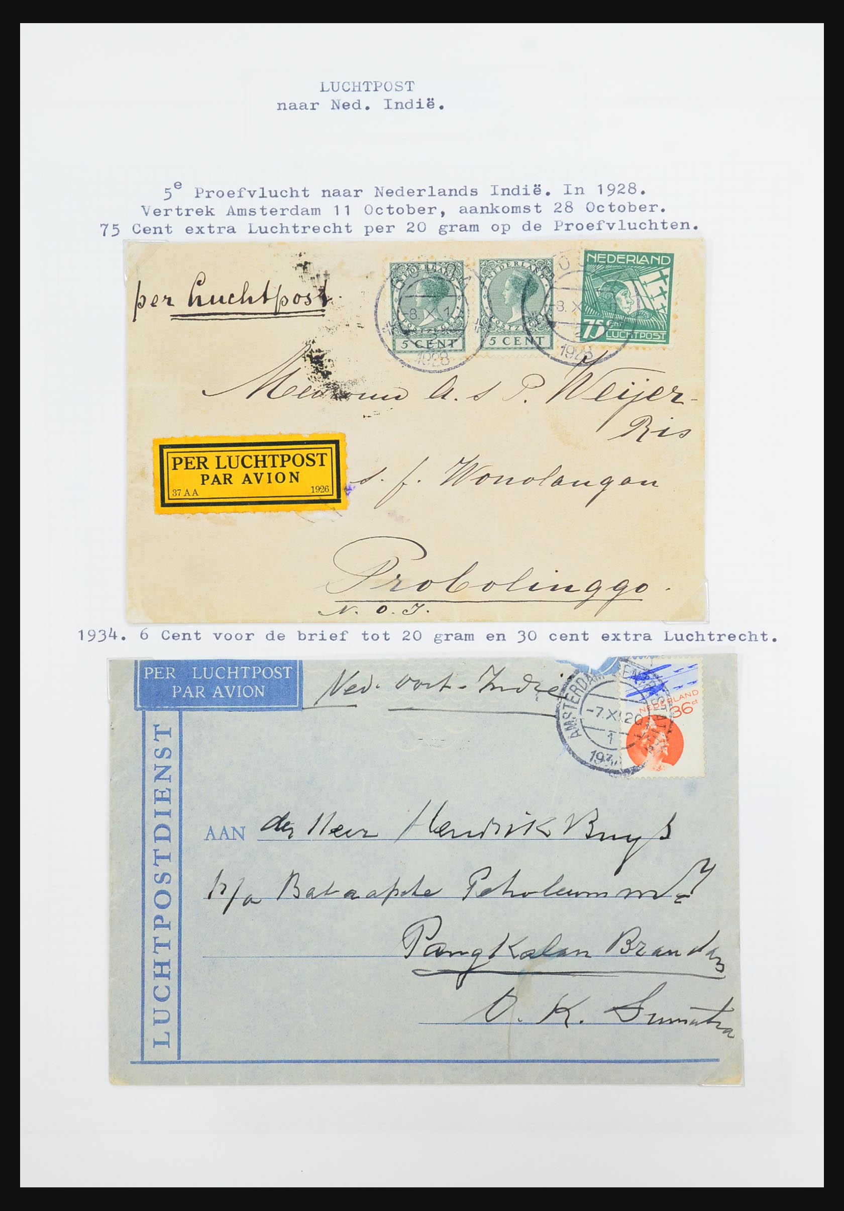 31528 100 - 31528 Nederland brieven 1853-1953.